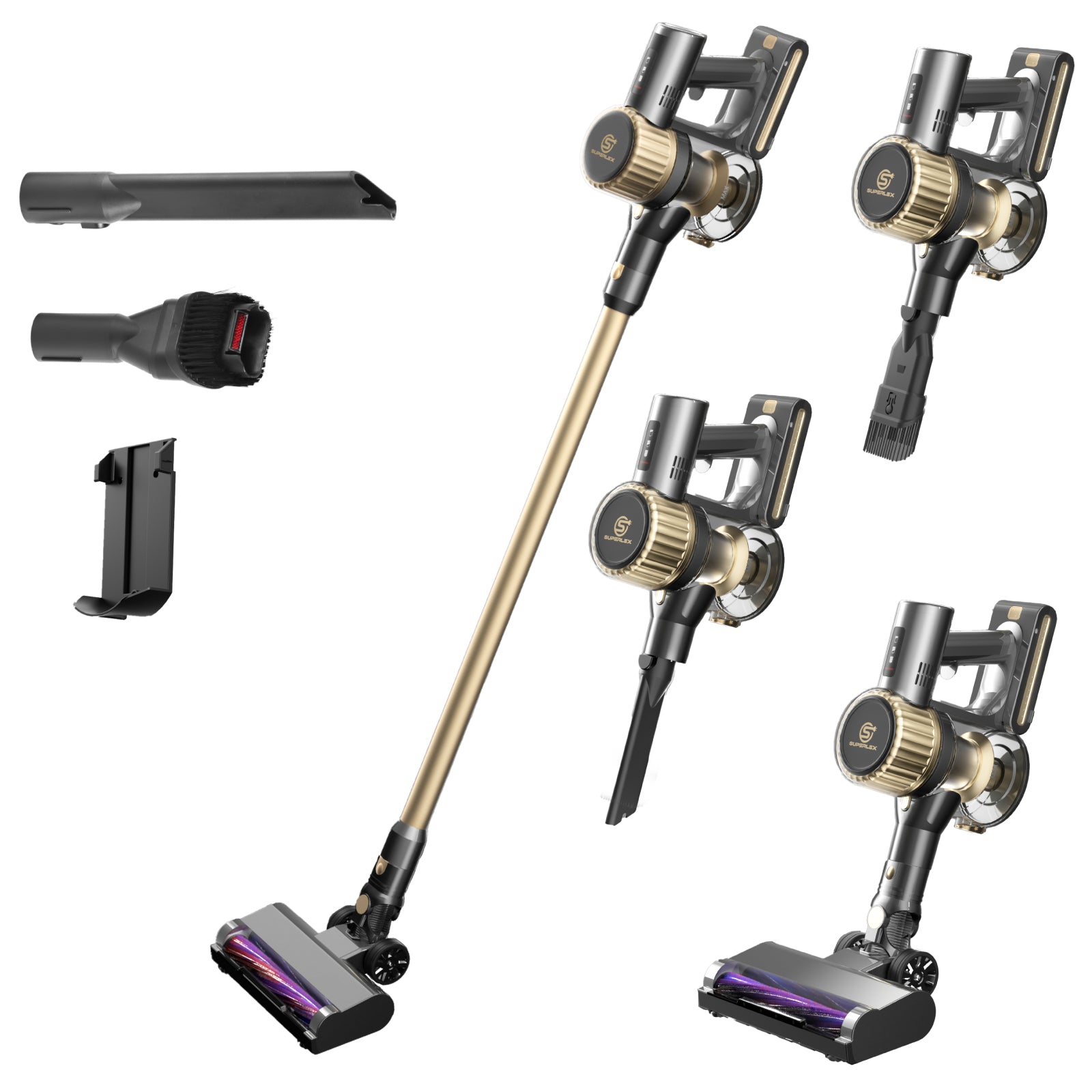 2-in-1 Cordless Vacuum Cleaner – 150W Powerful Suction with 700ml Dust Tank & Adjustable Runtime