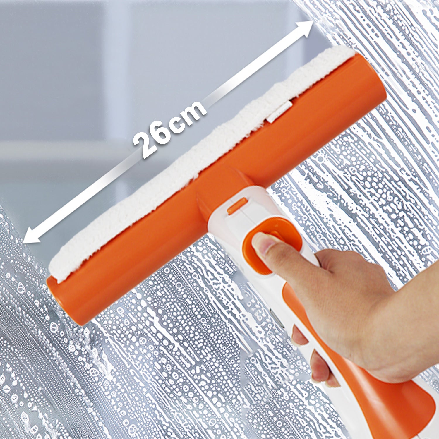 Cordless 3-in-1 Window Vac with Steam Cleaning and HEPA Filter