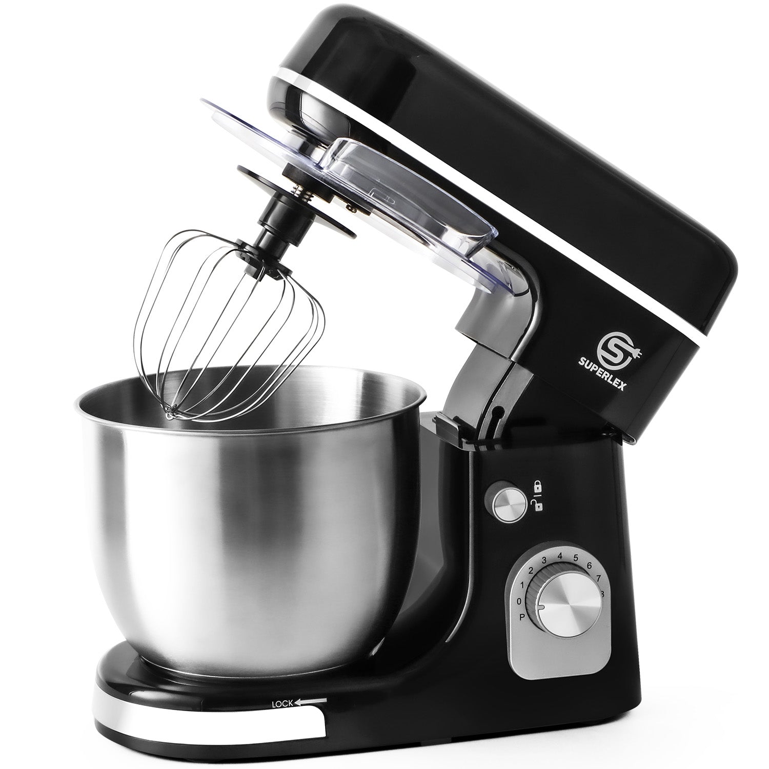 5L Stand Mixer with 1300W Motor & Multi-Function Attachments