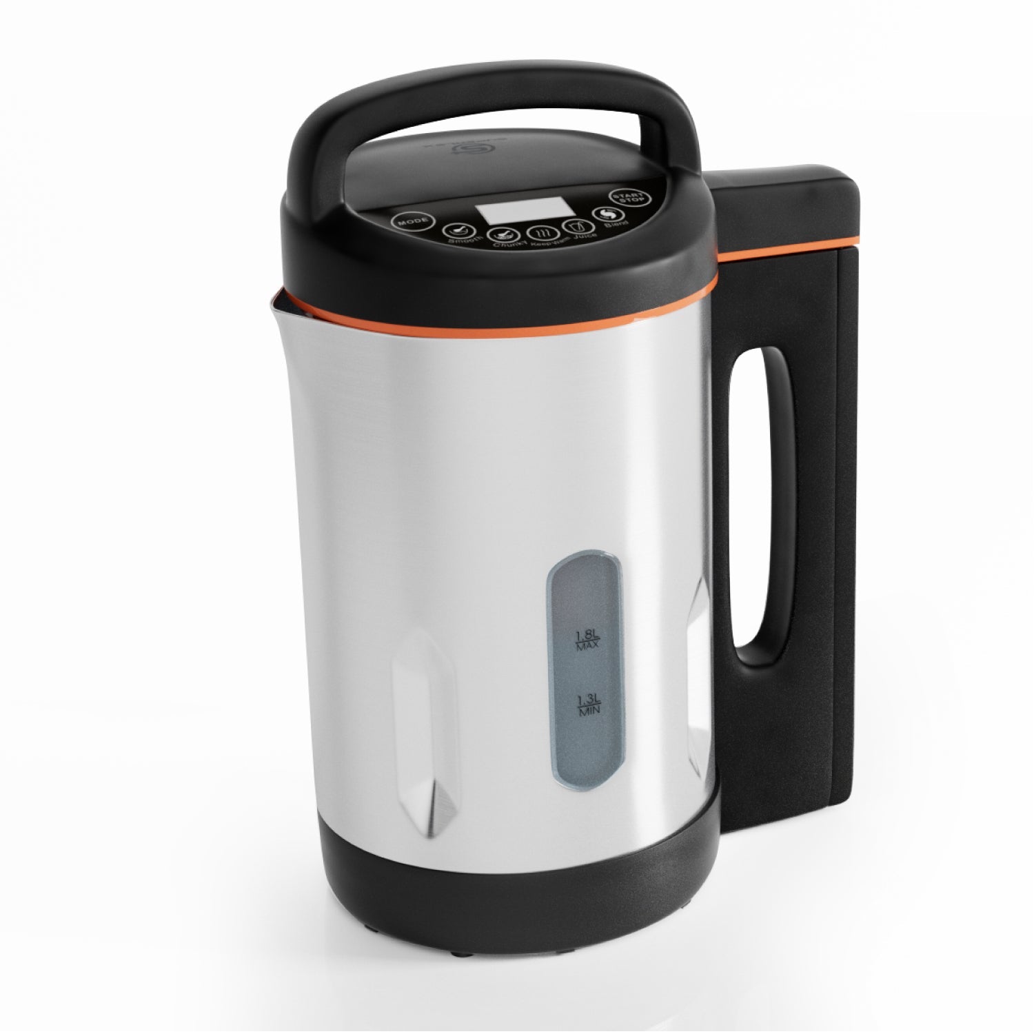 1.3-1.8L Stainless Steel Soup Maker with Smooth & Chunky Functions