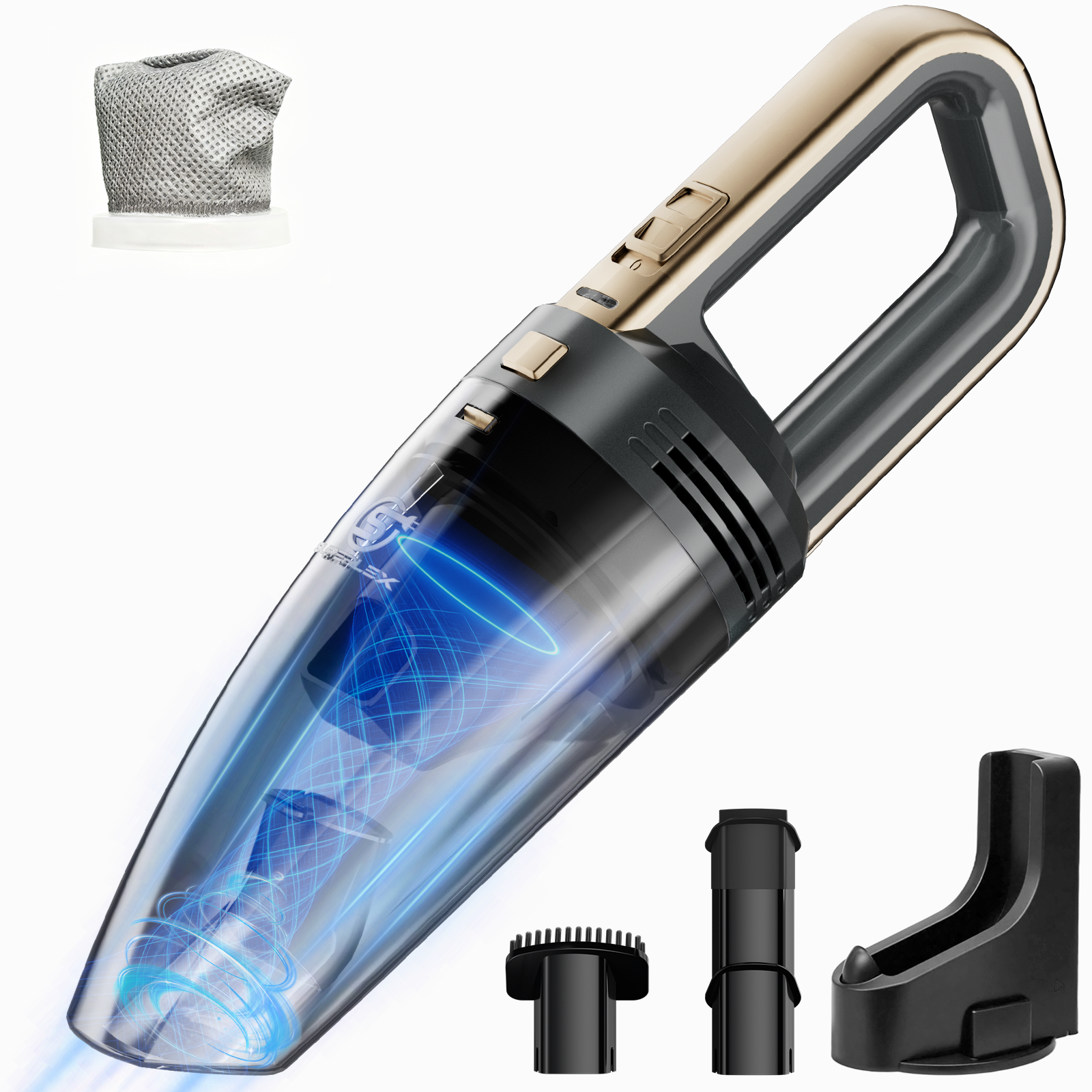 Wet & Dry Vacuum Cleaner – Portable Multi-Surface Cleaner for Car & Home