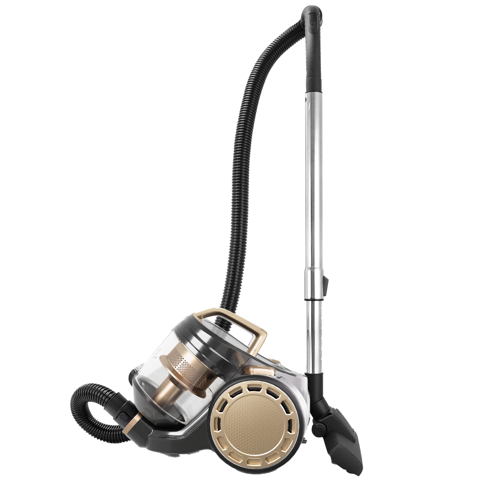 Cylinder Vacuum Cleaner 700W – 5M Cord, 1.5M Hose, Floor Brush & 2-in-1 Crevice Tool