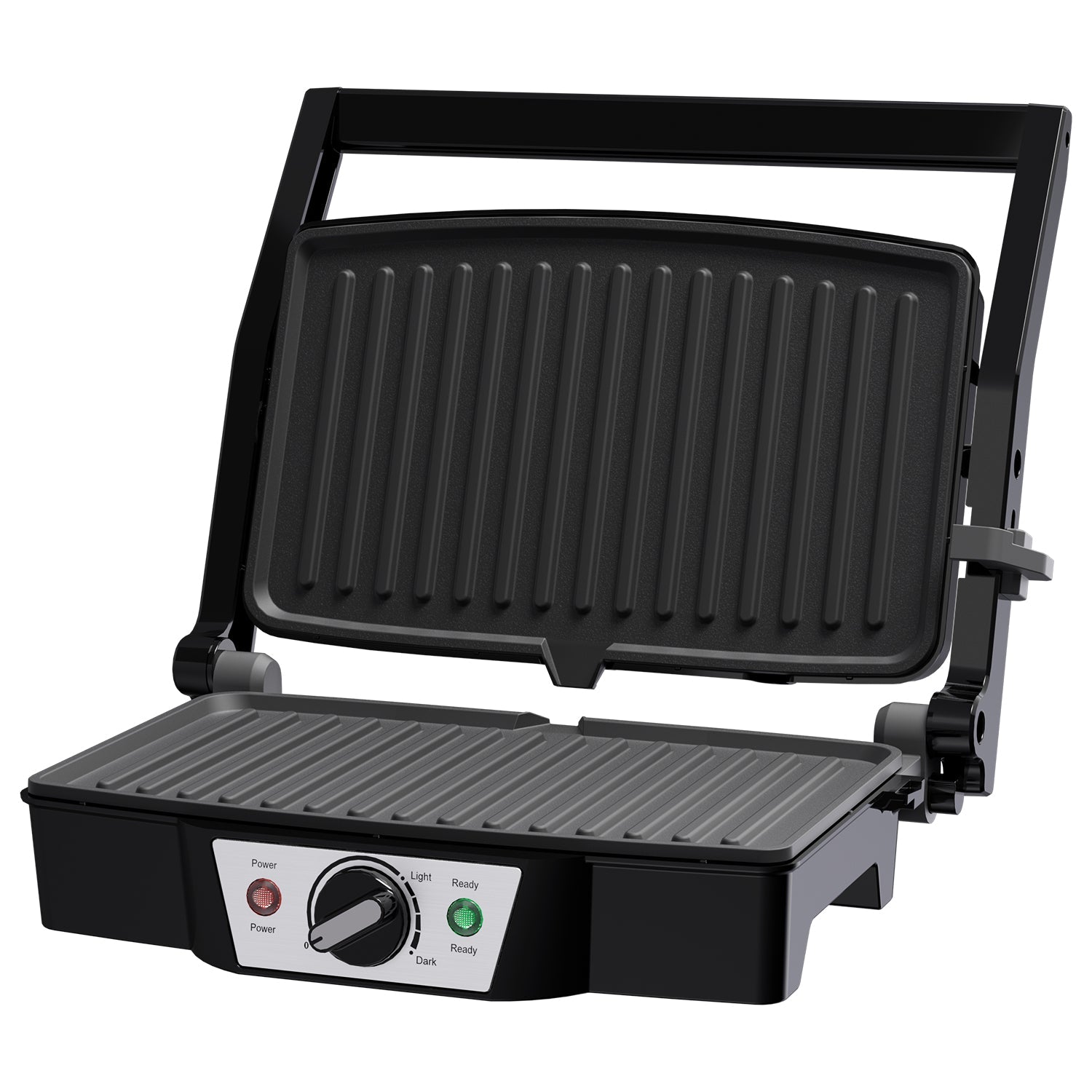 Stainless Steel Electric Medium Grill 1500-1800W with Even Heating Plate