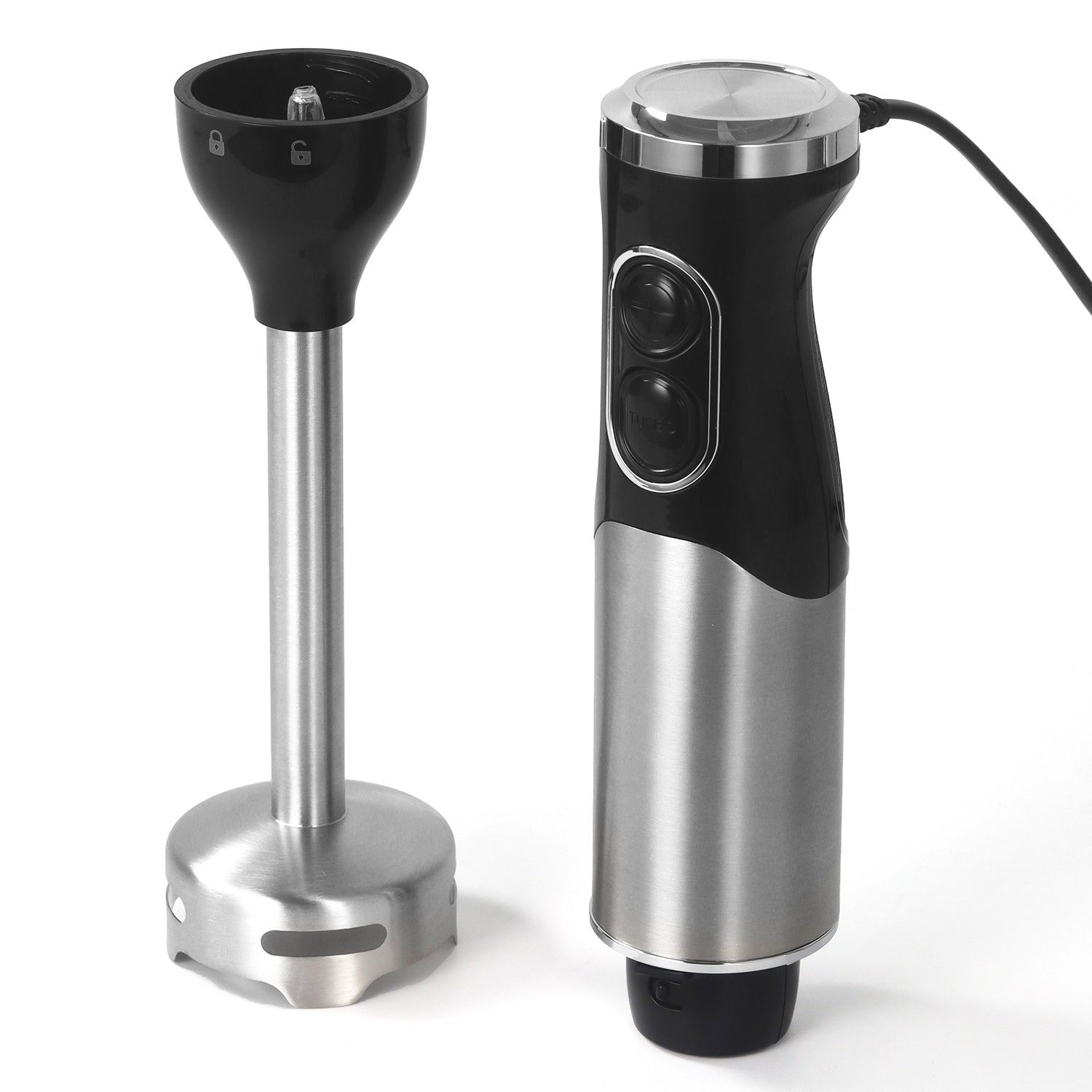 3-in-1 Hand Blender with 350W Motor & 304 Stainless Steel Blades