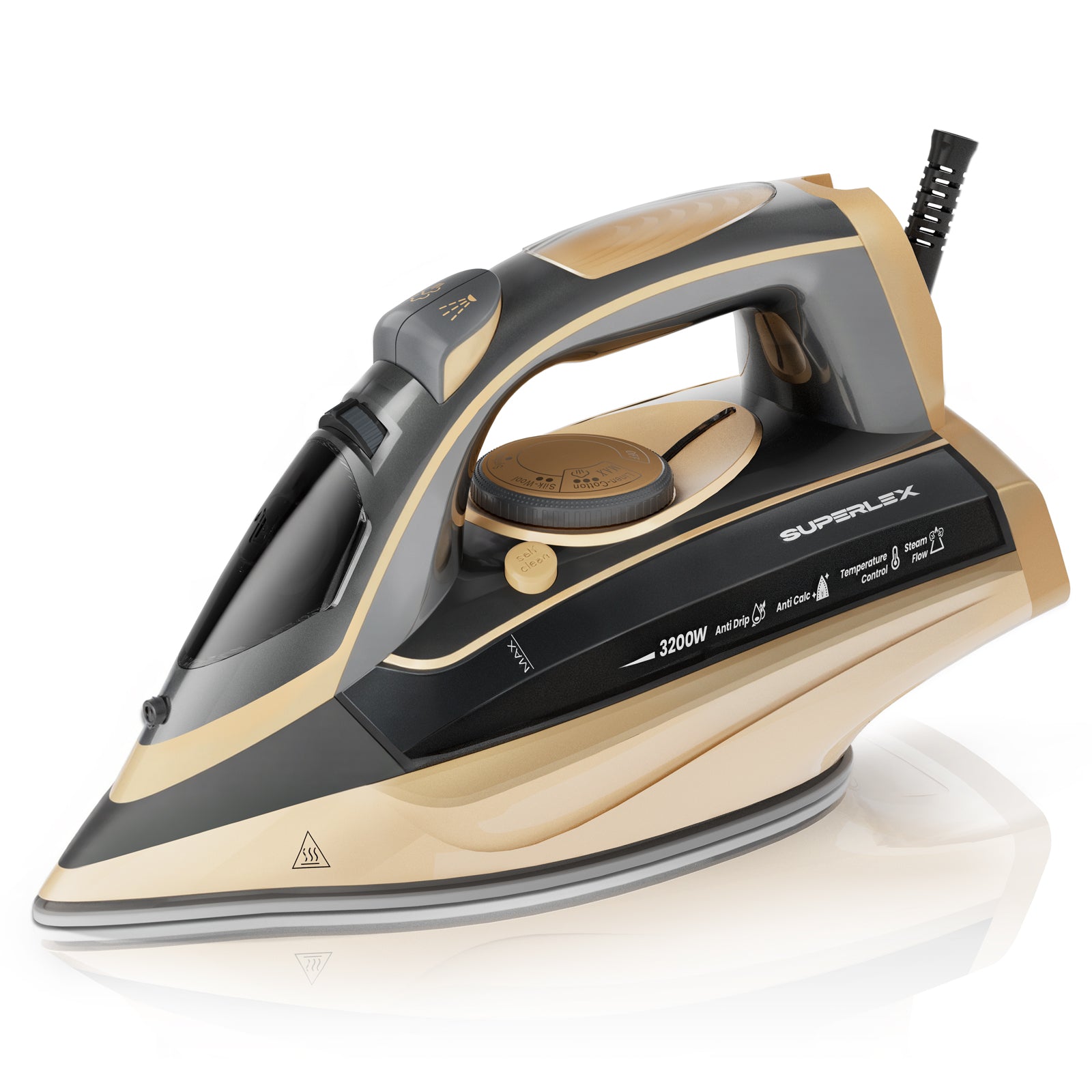3200W Steam Iron – Powerful Anti-Scale & Vertical Steaming