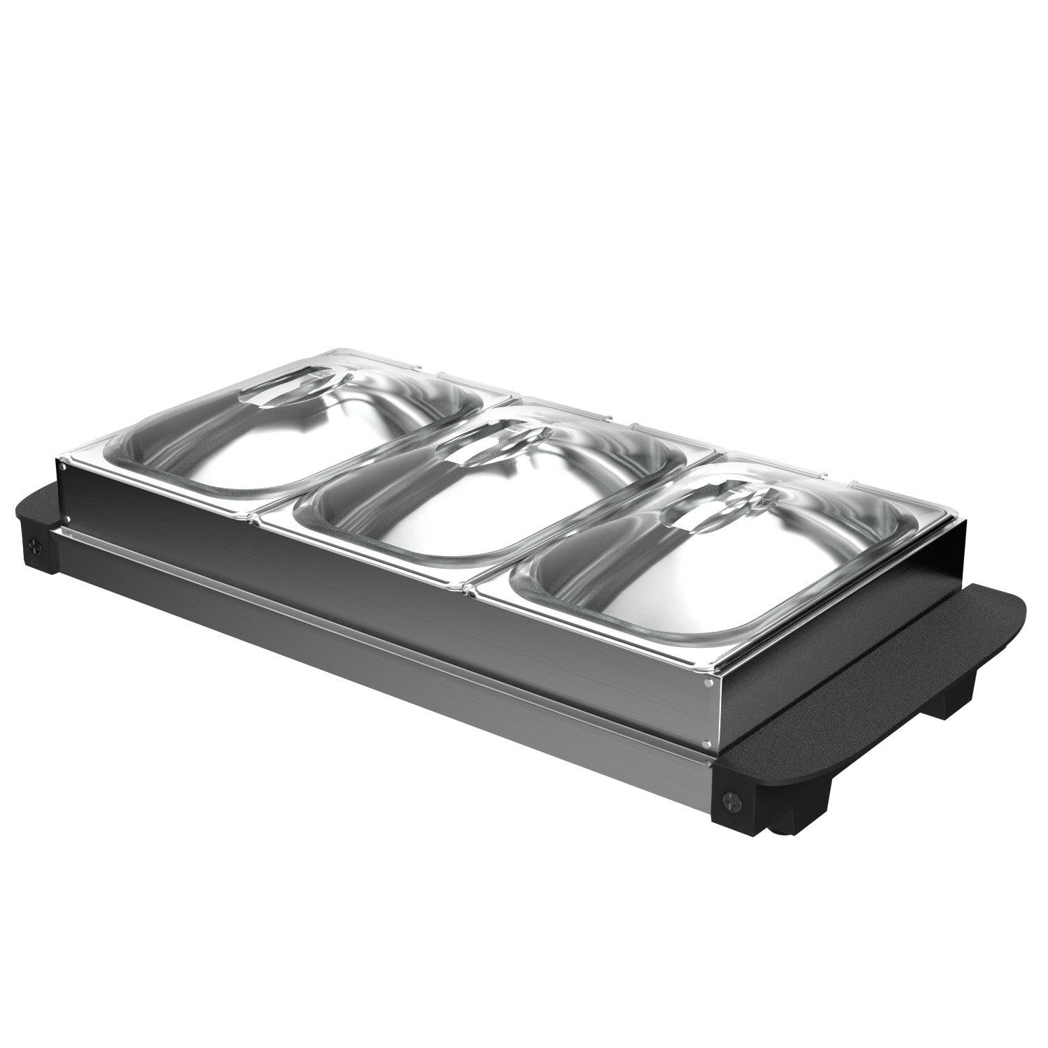 1.5L*3 Stainless Steel Buffet Server with Adjustable Heating & Durable Warming Trays