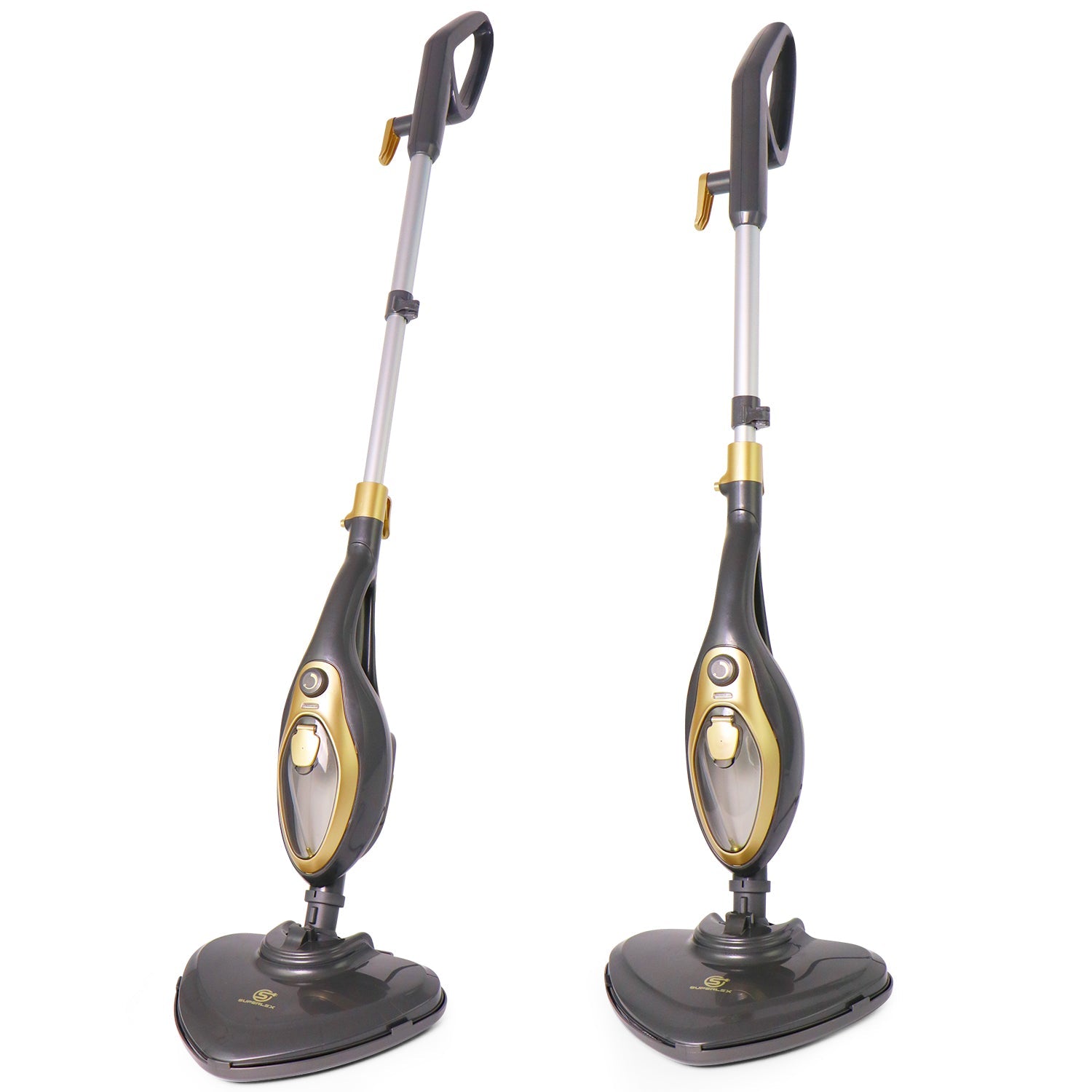 1500W Steam Mop – Fast-Heating Multi-Surface Cleaner with 330ml Tank & Accessories