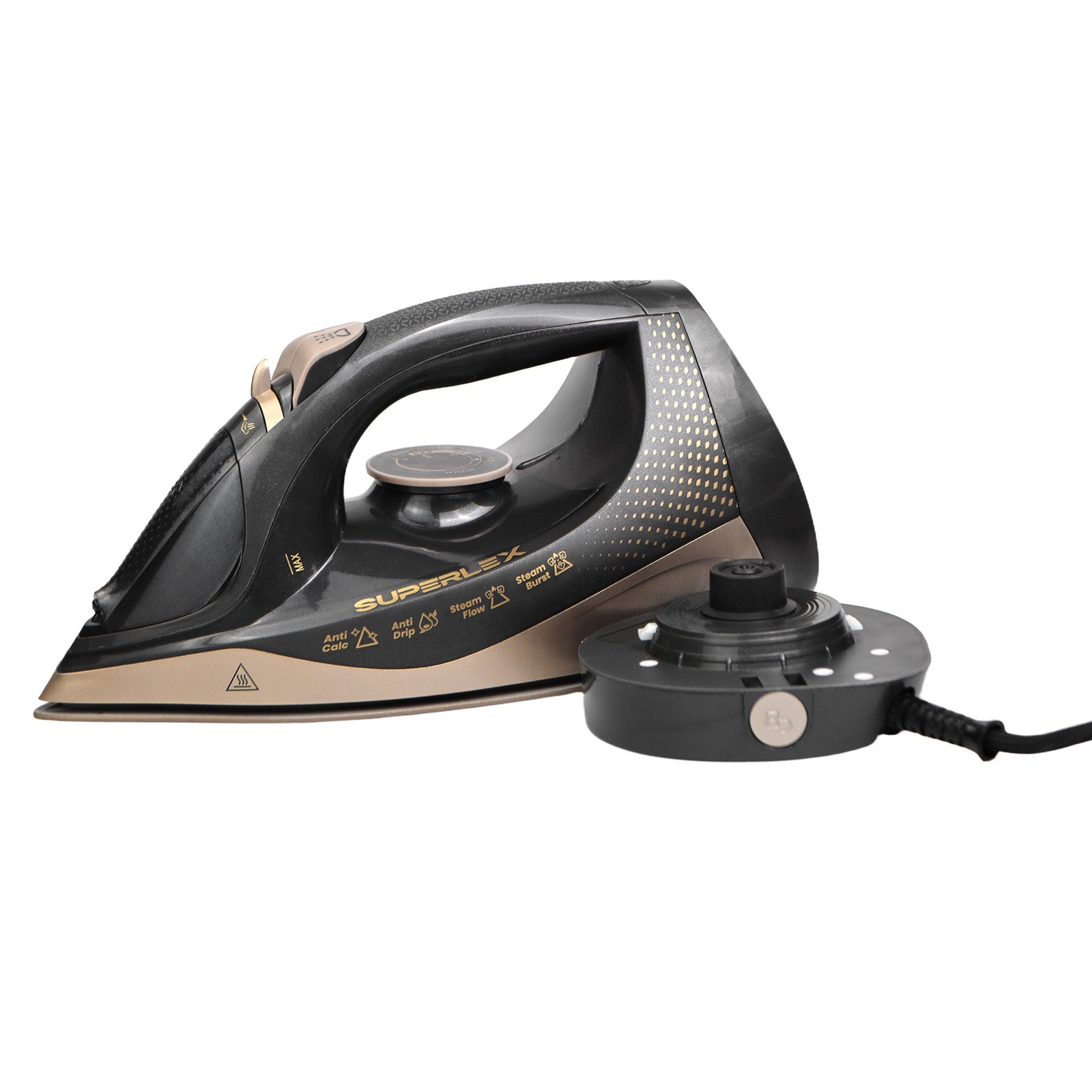 2400W 2-in-1 Cordless Steam Iron – Ceramic Soleplate & Skirt Spray