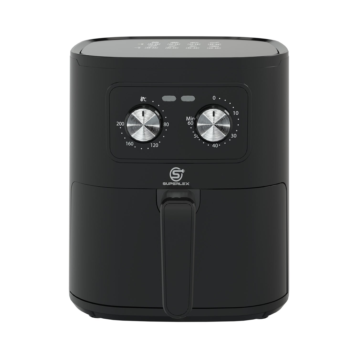 5L Manual Air Fryer with 360° Rapid Air Circulation for Healthy Cooking