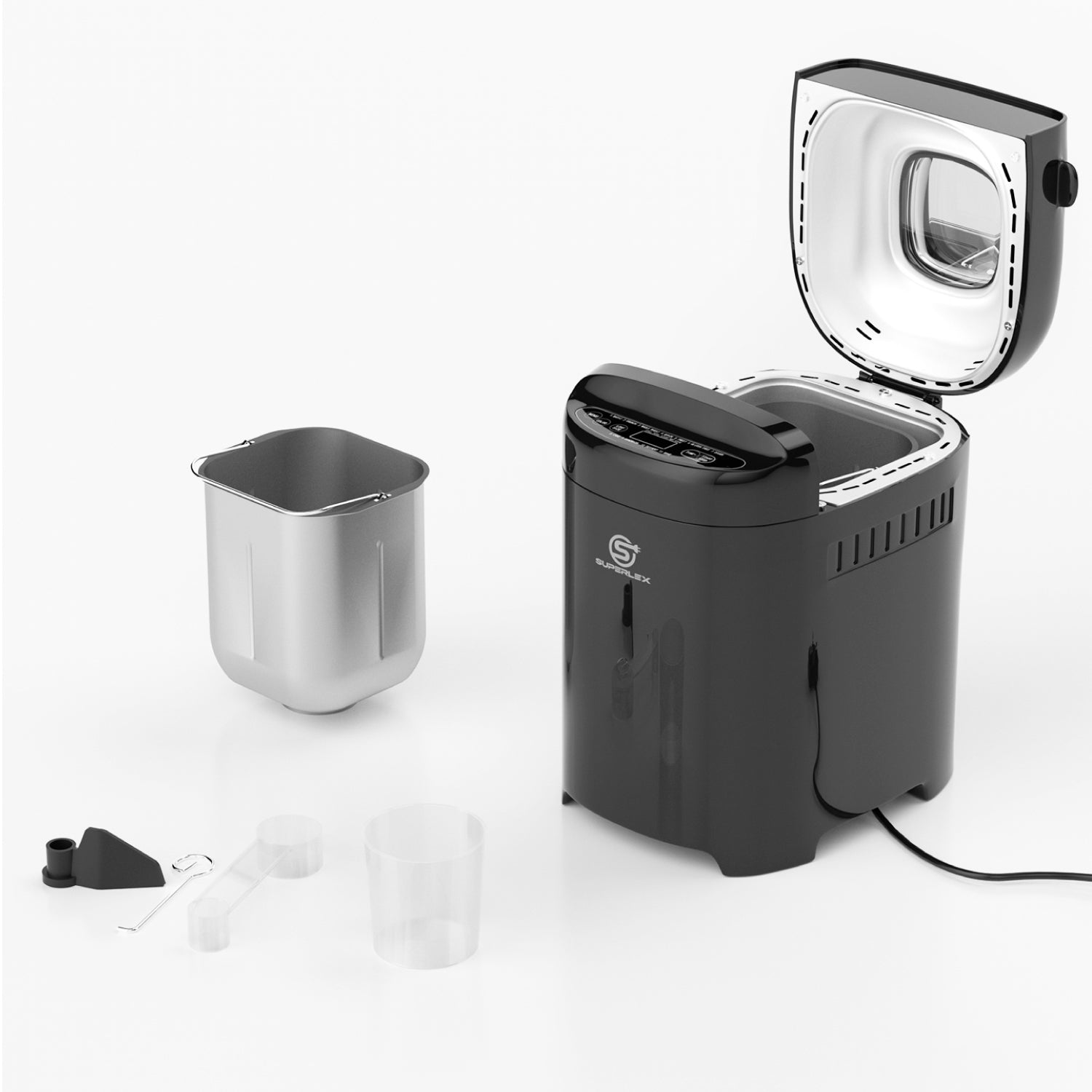 Bread Maker with 11 Programs, Dual Loaf Sizes & 13-Hour Delay Timer