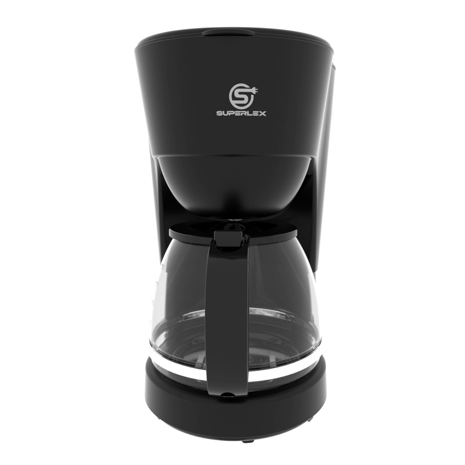 600W Drip Coffee Maker with 1.25L Glass Carafe & Anti-Drip Function
