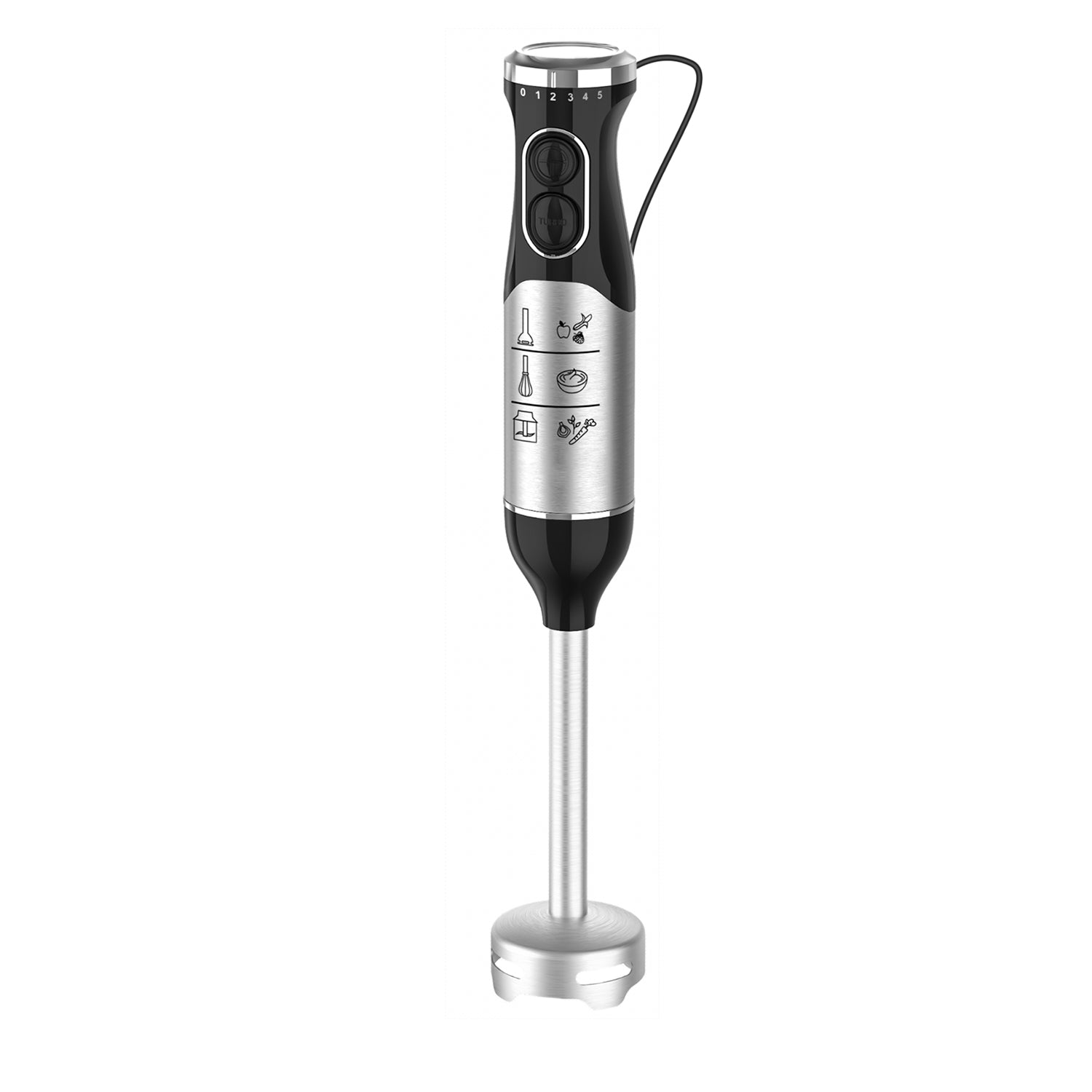 600W Stick Blender with Stainless Steel Blade & Adjustable Speeds