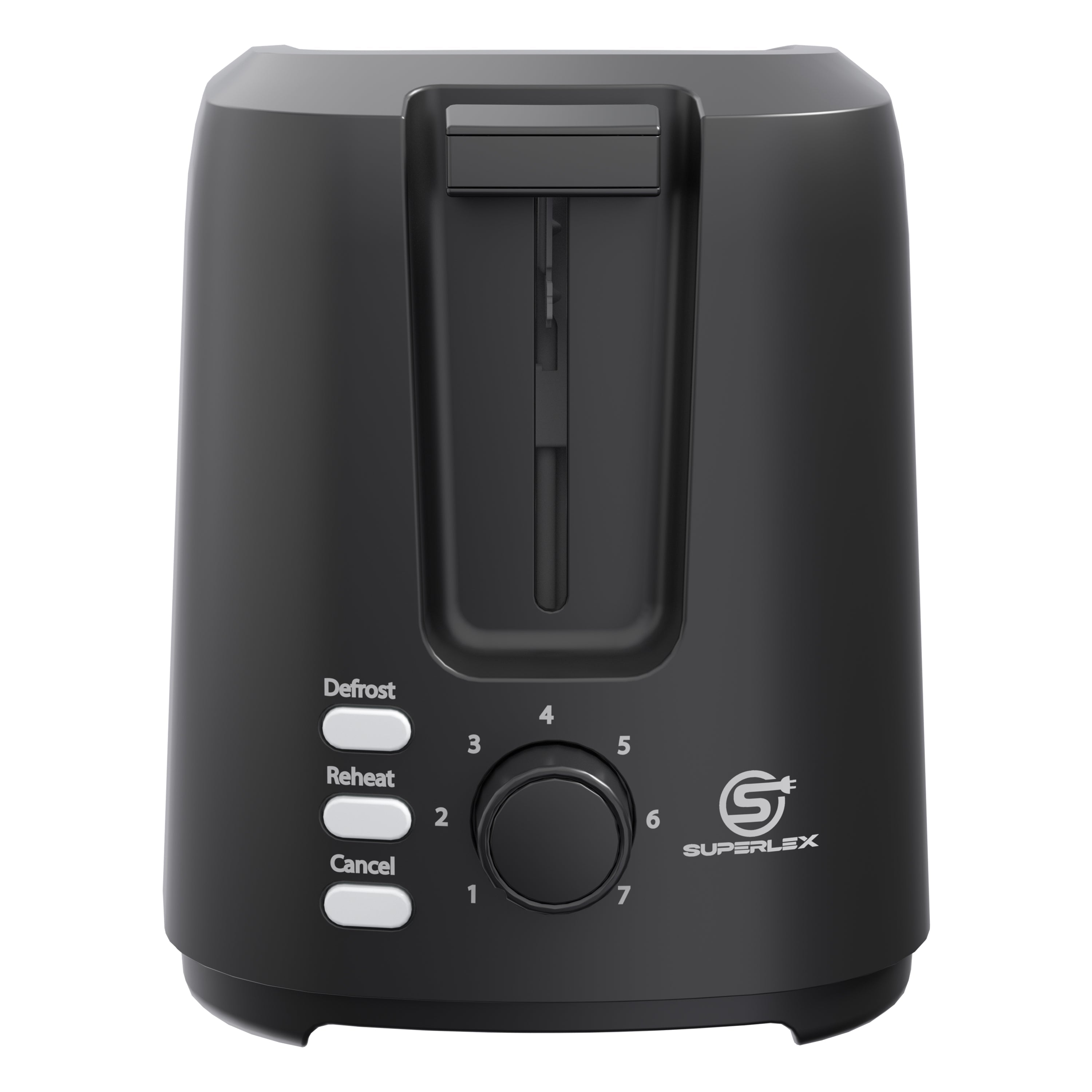 1450W Long Slot 4-Slice Toaster with Adjustable Browning & Auto Pop-Up