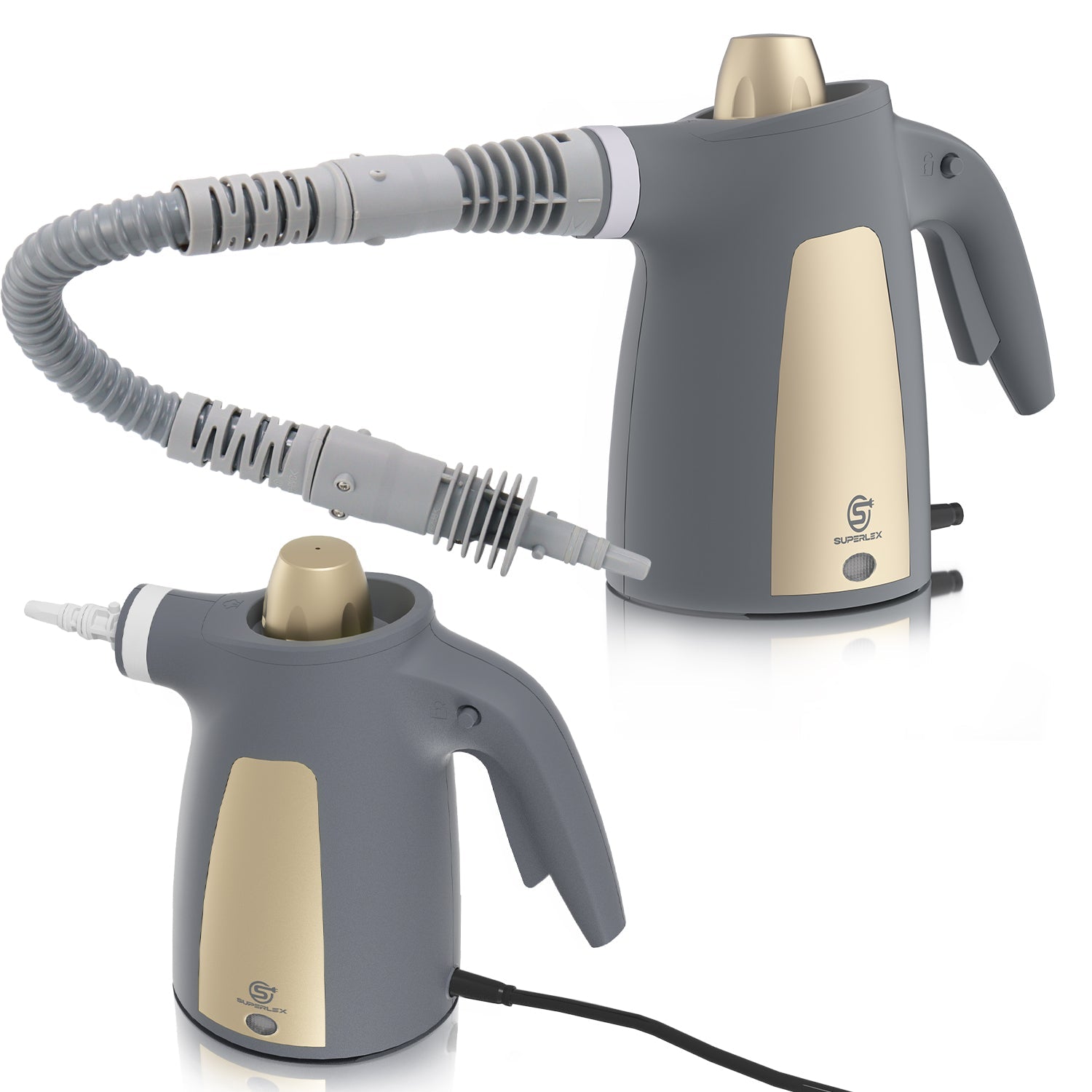 Handheld Steam Cleaner 1050W – 350ML Tank, 180° Rotating Nozzle, High-Pressure Portable Cleaner