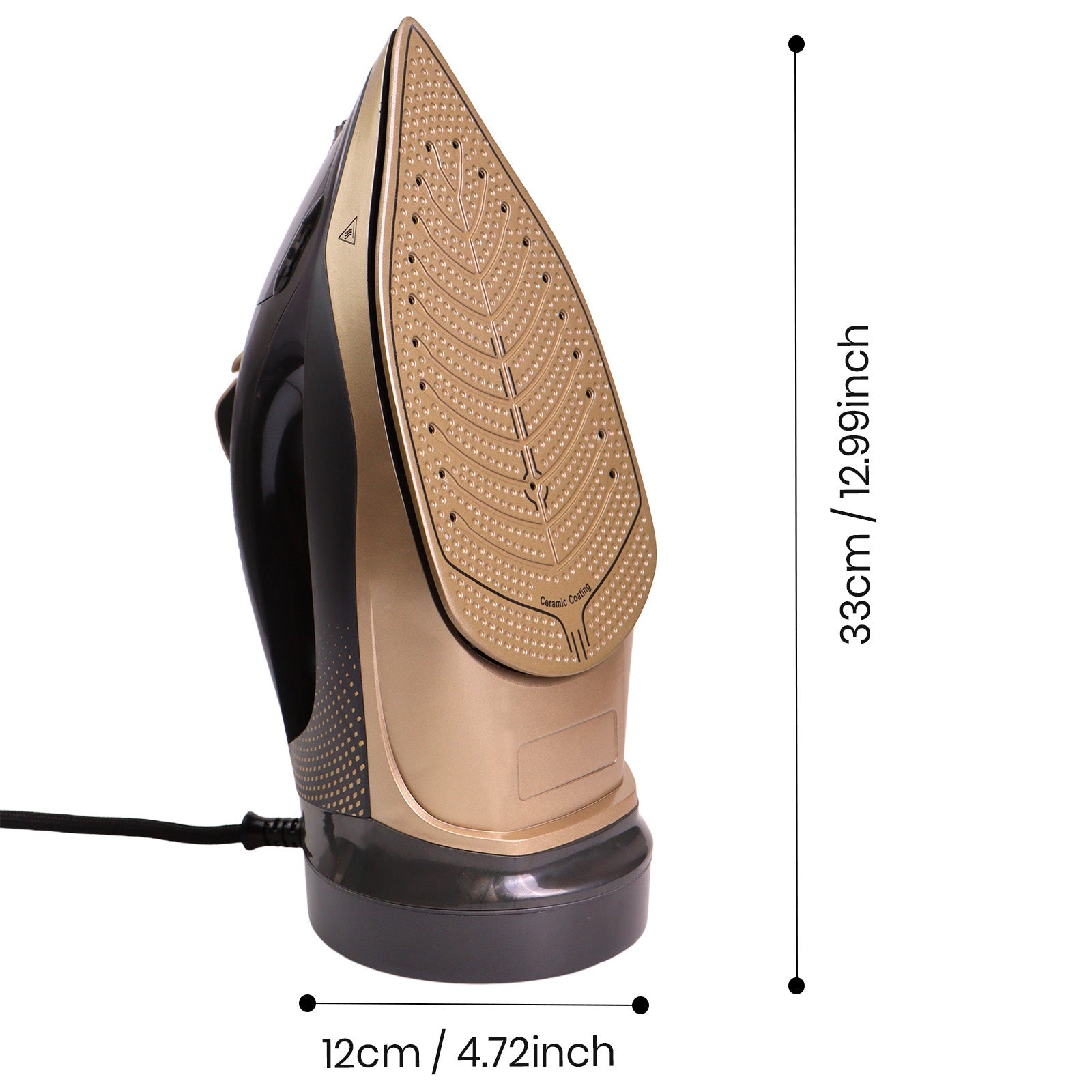 2400W 2-in-1 Cordless Steam Iron – Ceramic Soleplate & Skirt Spray