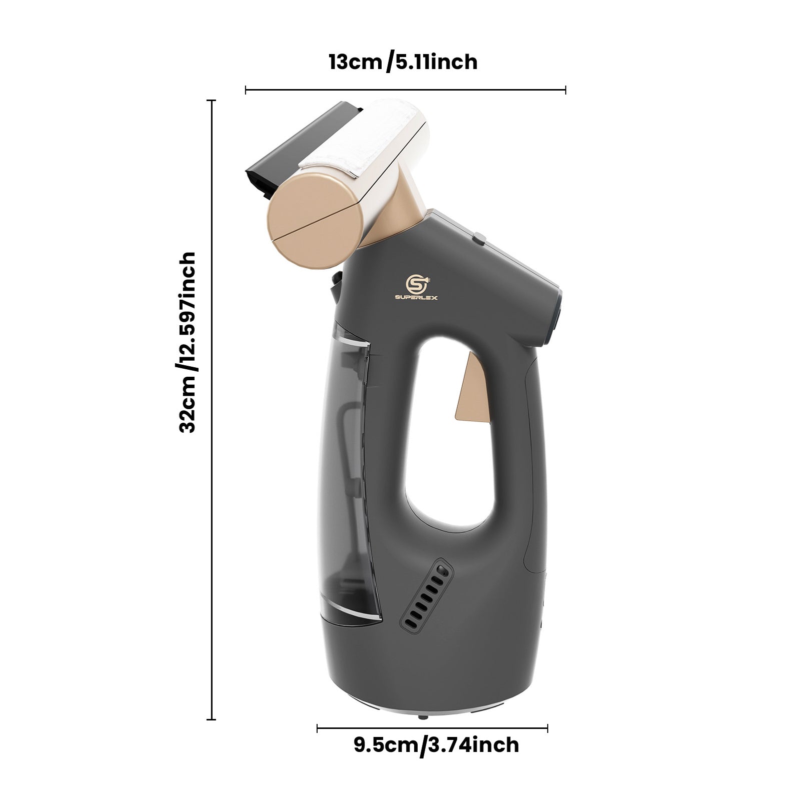 Window Vac – 1050W High-Power Steam Cleaner with 350ML Tank & 180° Nozzle