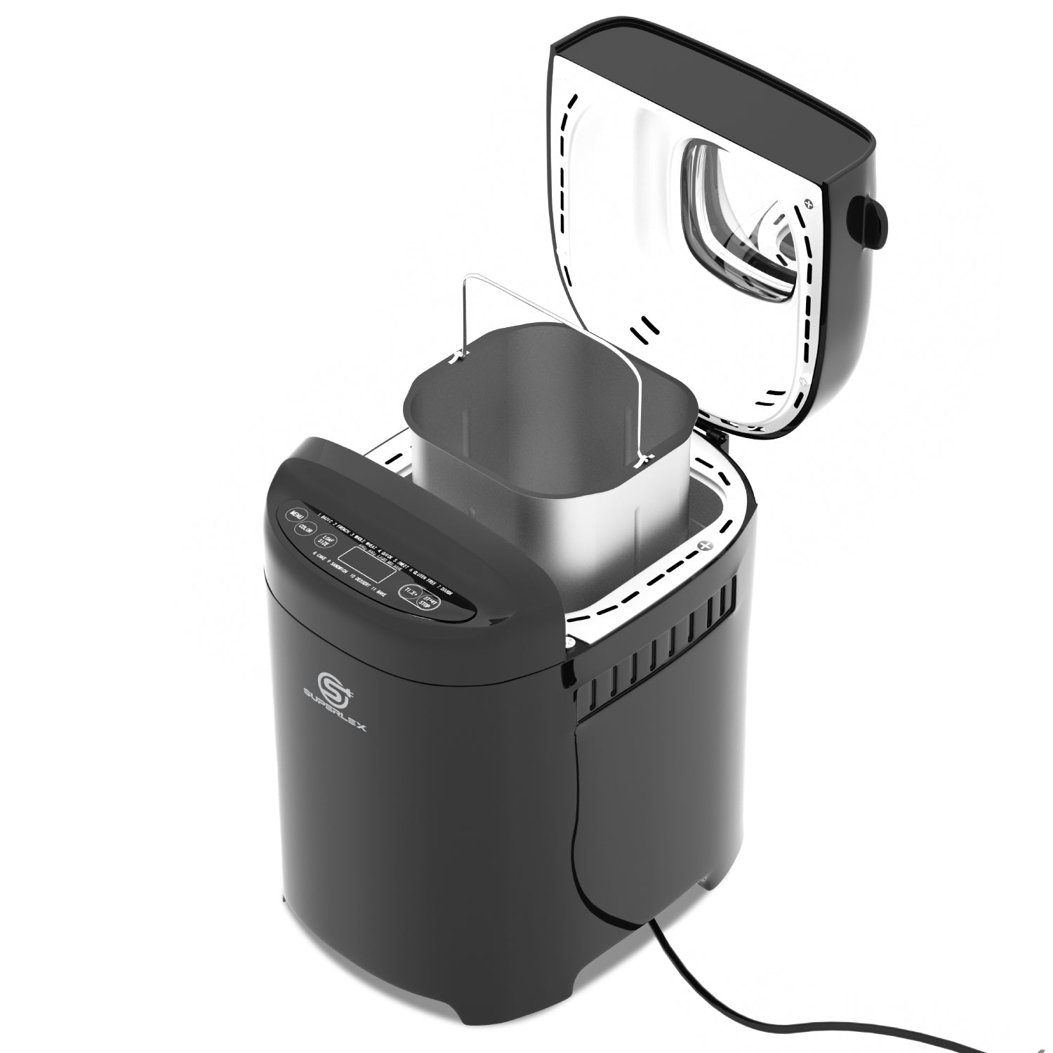 Bread Maker with 11 Programs, Dual Loaf Sizes & 13-Hour Delay Timer