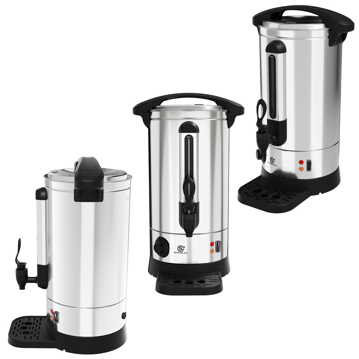 10L Energy-Saving Water Urn with Ergonomic Tap & Precise Water Gauge