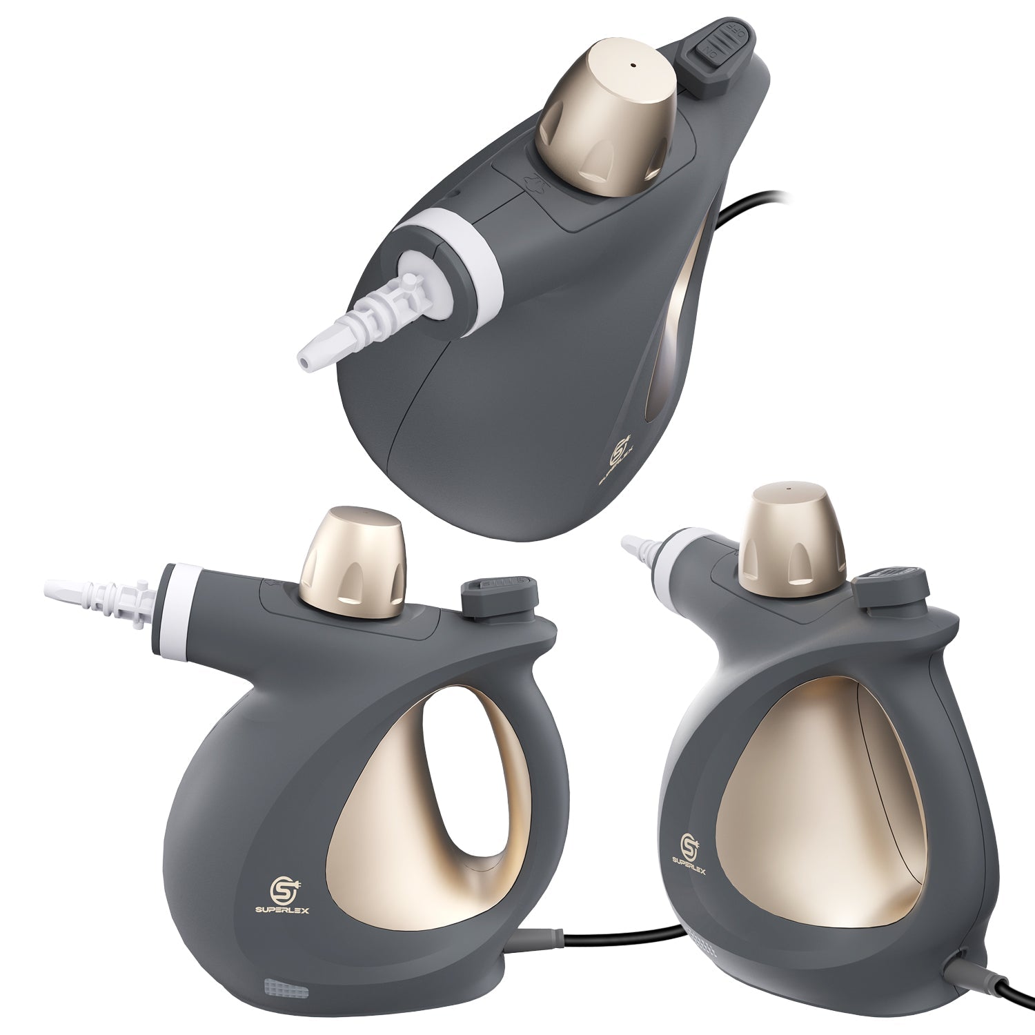 Handheld Steam Cleaner – 1050W Powerful Portable Steam Cleaner with 350ML Tank & 180° Nozzle