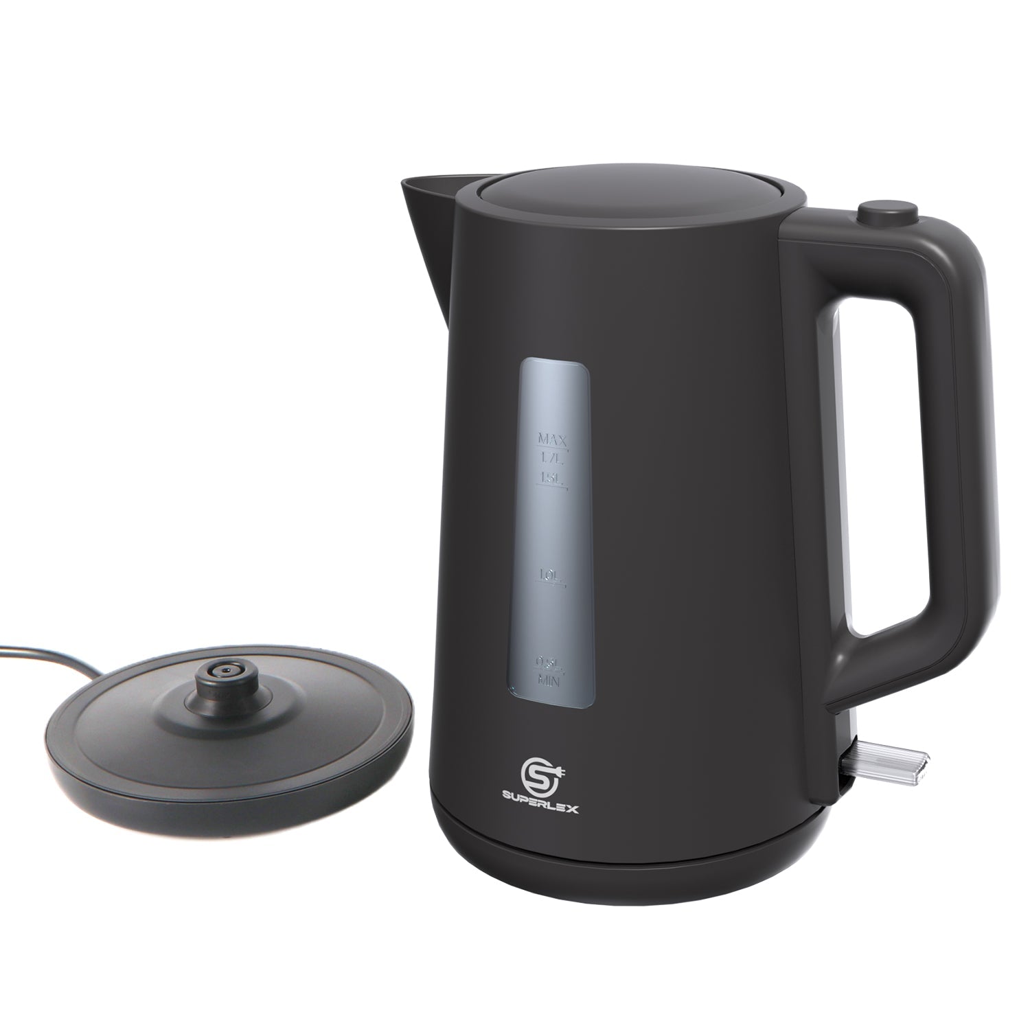 2200W 1.7L Electric Kettle with Adjustable Temperature & Auto Shut-Off