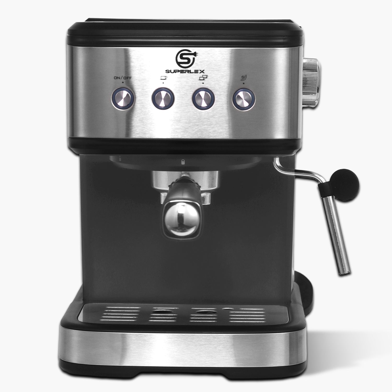 15 Bar Espresso Coffee Maker 1.5L with High-Pressure Frother & Dual Filters
