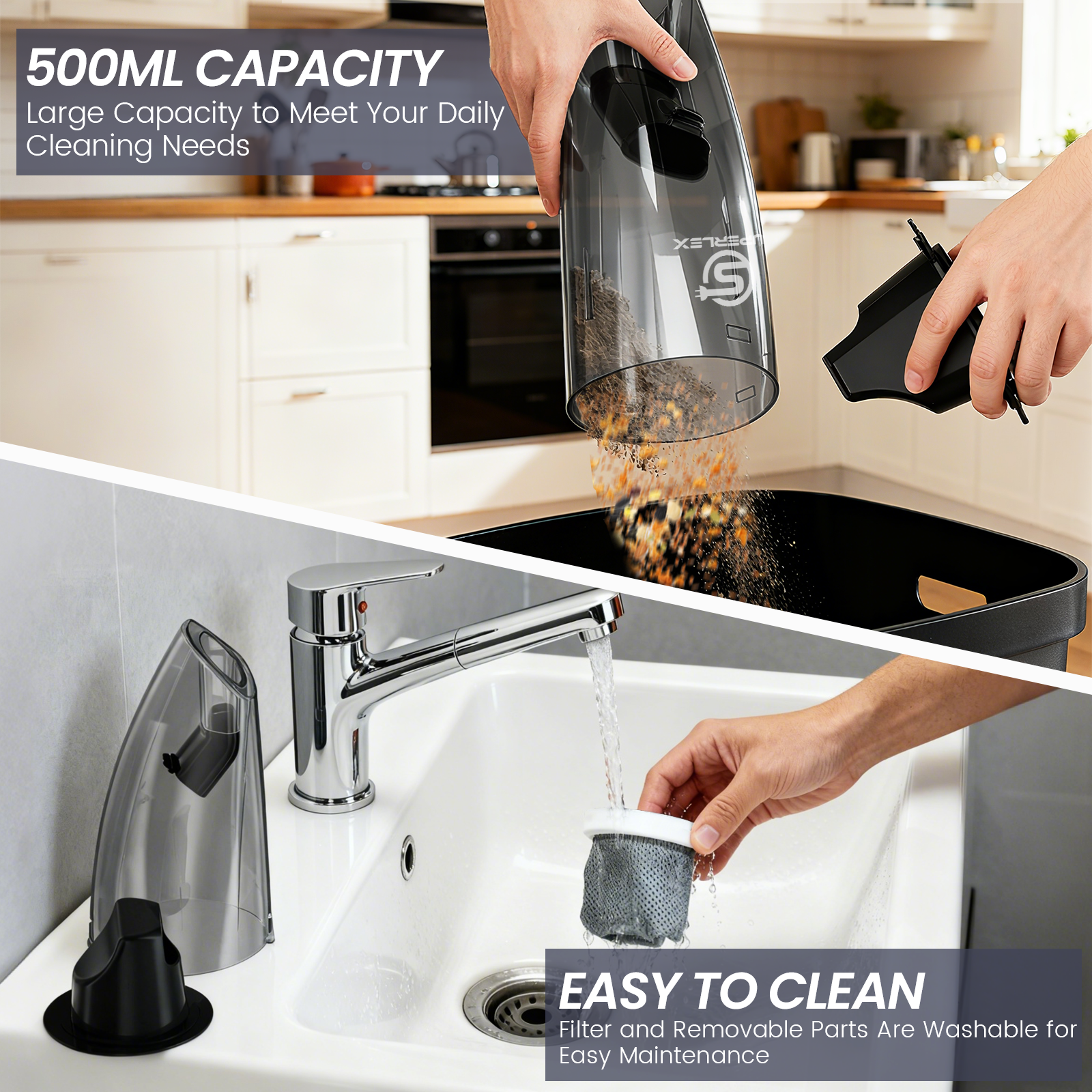 Wet & Dry Vacuum Cleaner – Portable Multi-Surface Cleaner for Car & Home