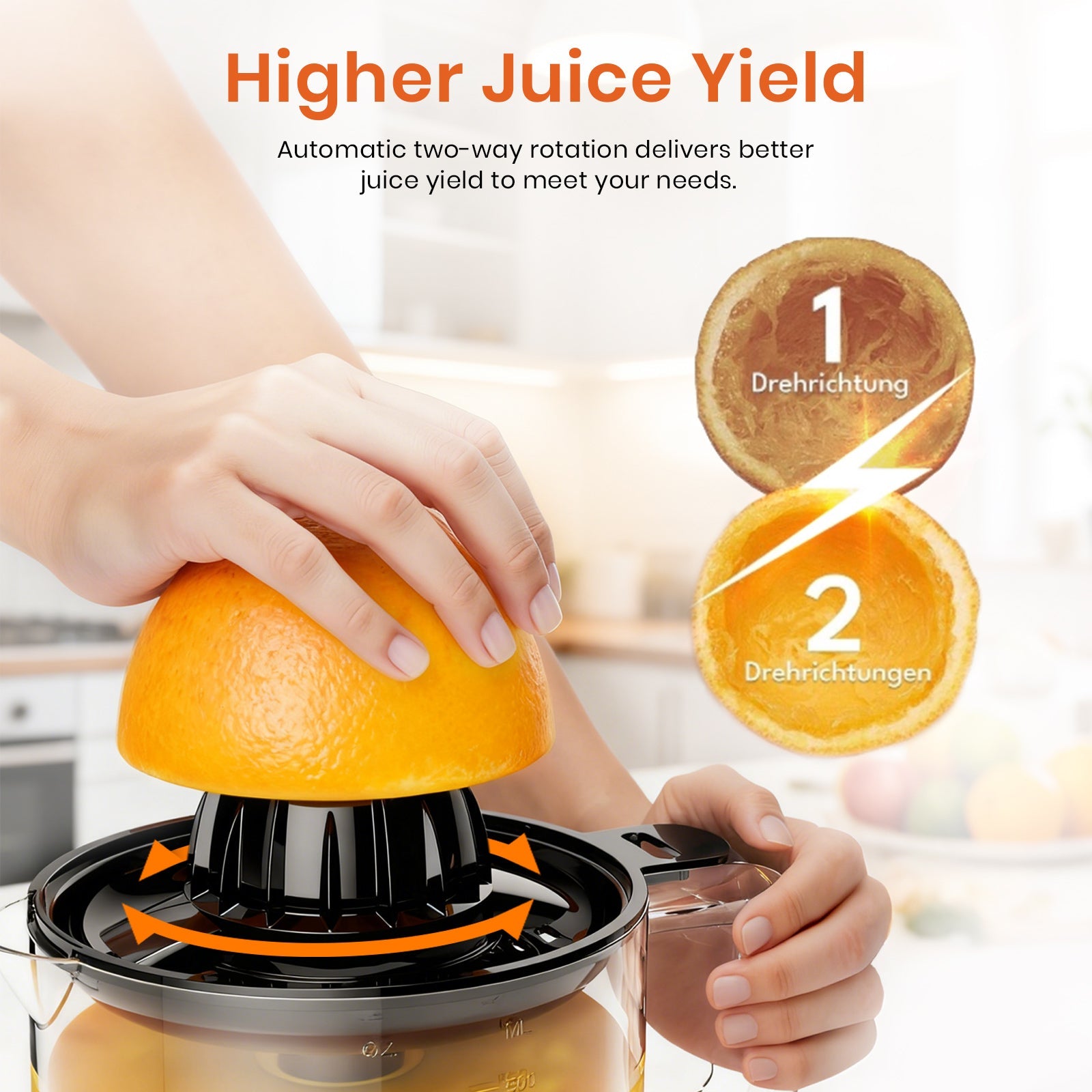 30W Citius Press Juicer – Compact Electric Citrus Juicer for Fresh Juice