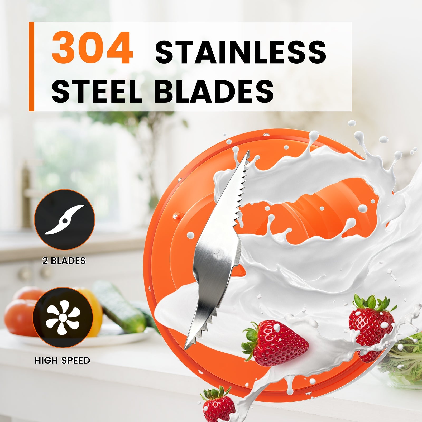 1.3-1.8L Stainless Steel Soup Maker with Smooth & Chunky Functions