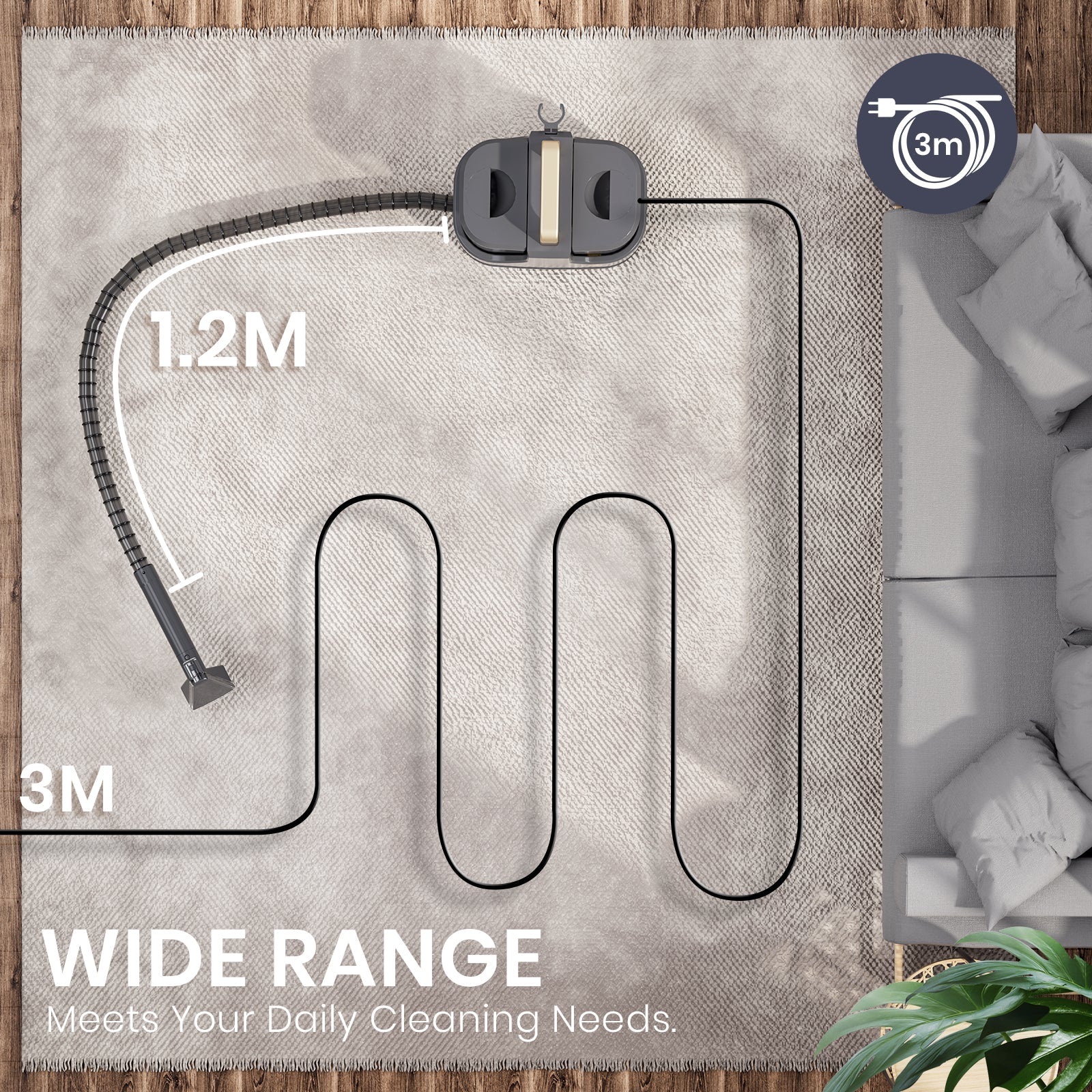 Spot Cleaner – 650W Powerful Stain Removal with Dual Tank & 12KPA Suction