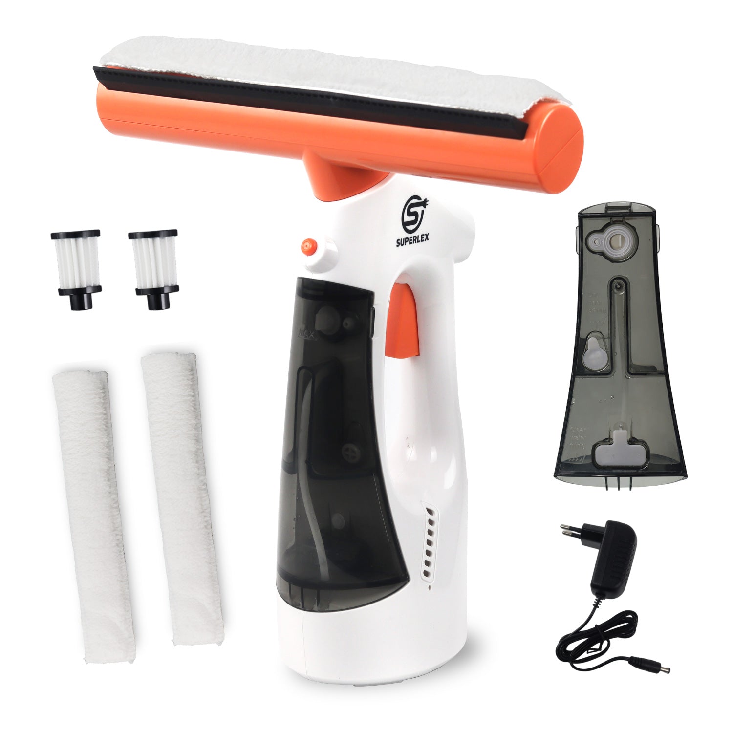 Cordless 3-in-1 Window Vac with Steam Cleaning and HEPA Filter