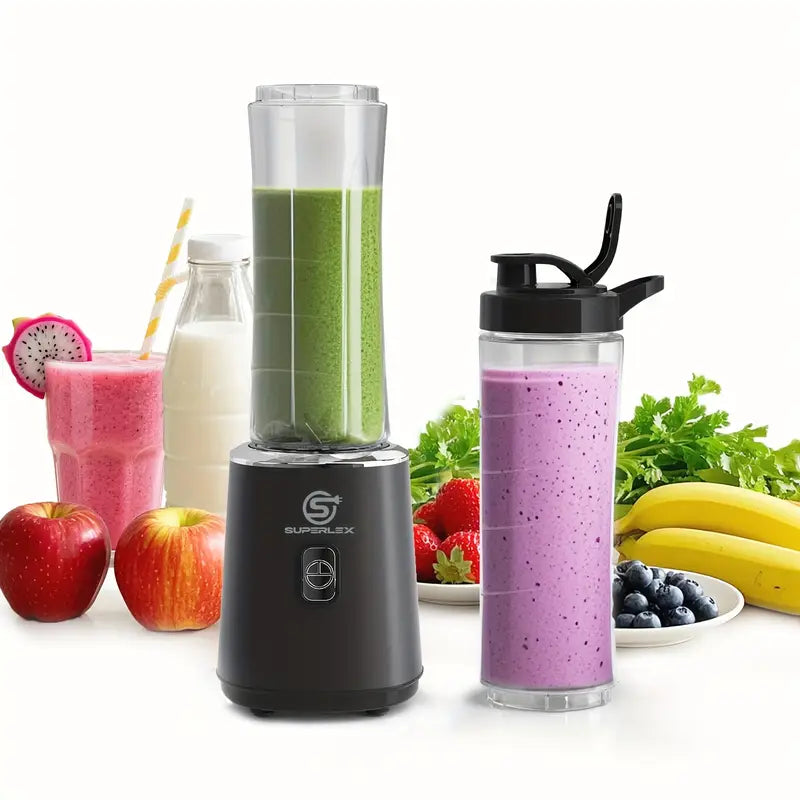 400W Personal Blender with 600ml Bottle – Portable & Easy to Clean