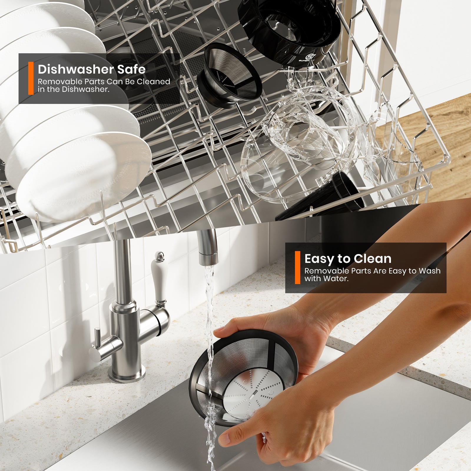 400W Power Juicer with 600ml Capacity – Compact & Easy to Clean