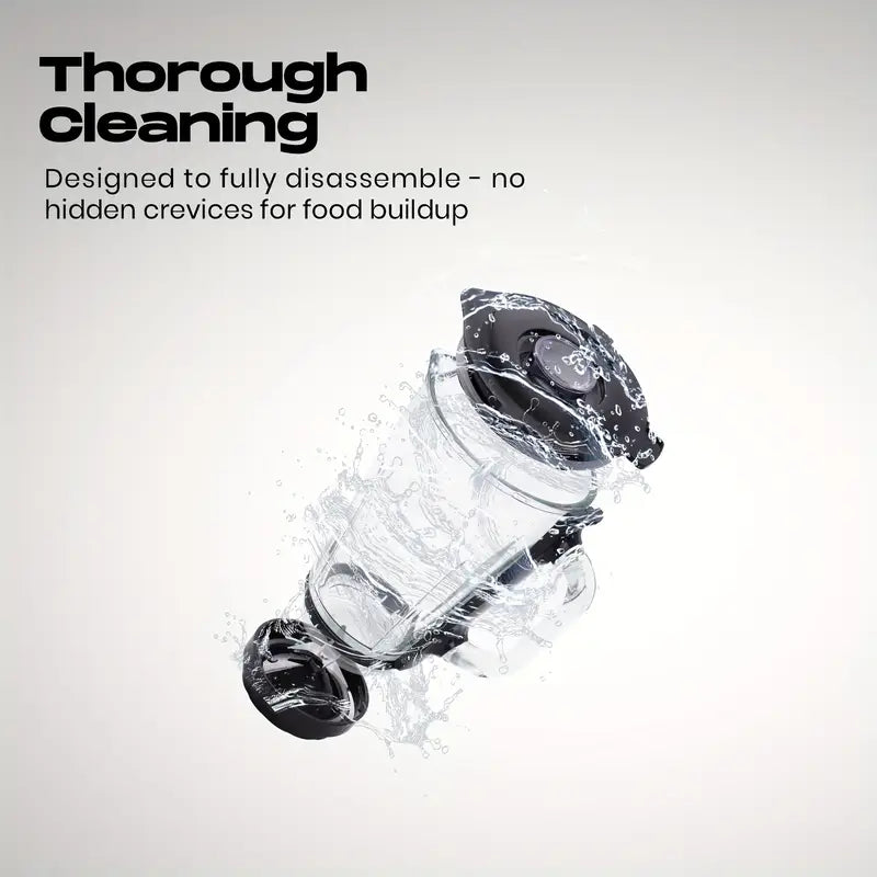 1.5L Glass Jug Blender with 800W Motor & Stainless Steel 4-Blade System