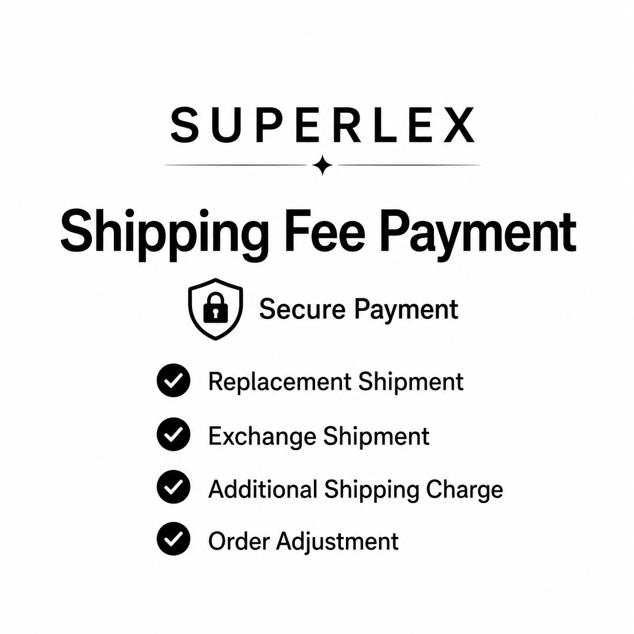 Order Adjustment & Shipping Fee Payment