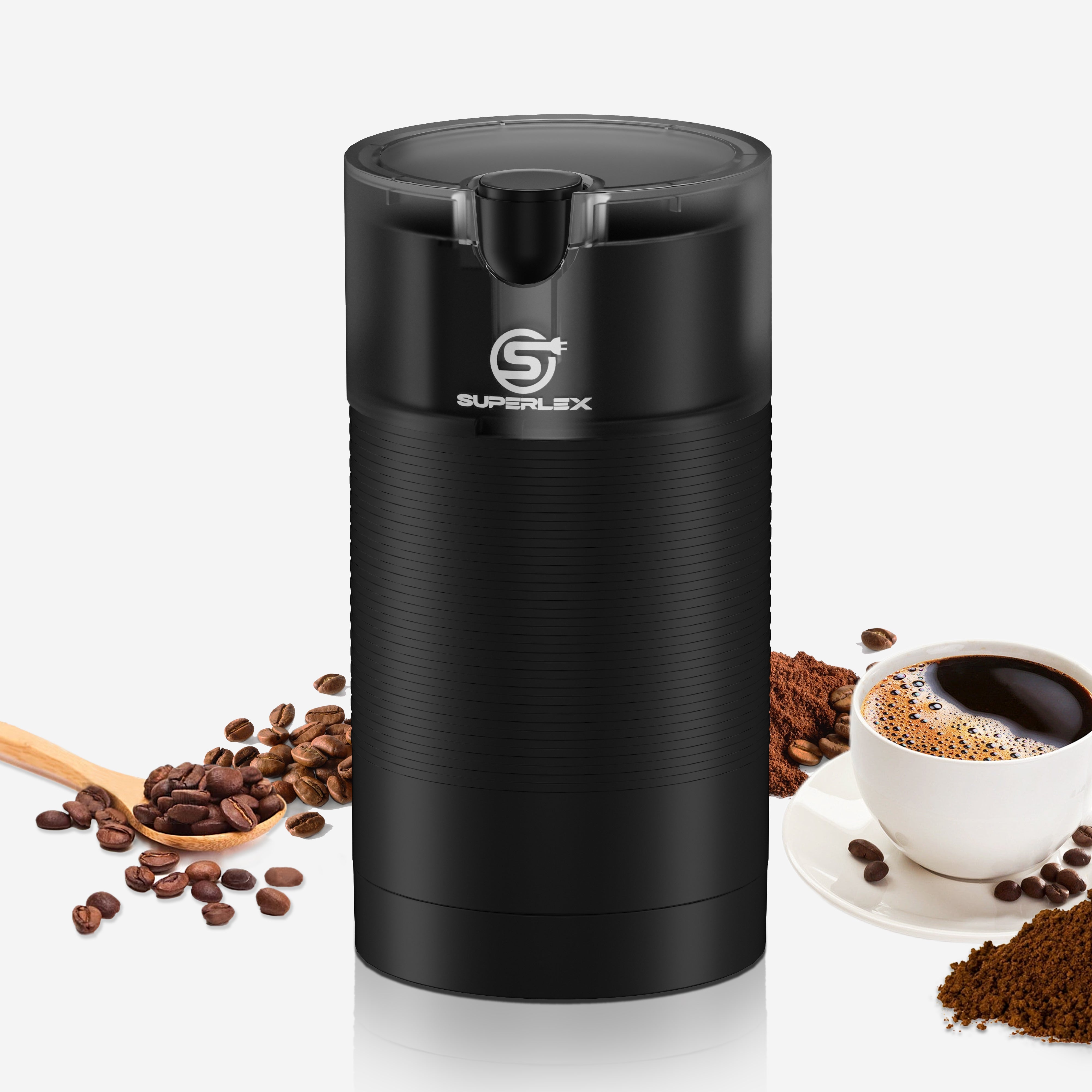 150W Coffee Grinder – Compact & Easy-to-Clean for Fresh Beans