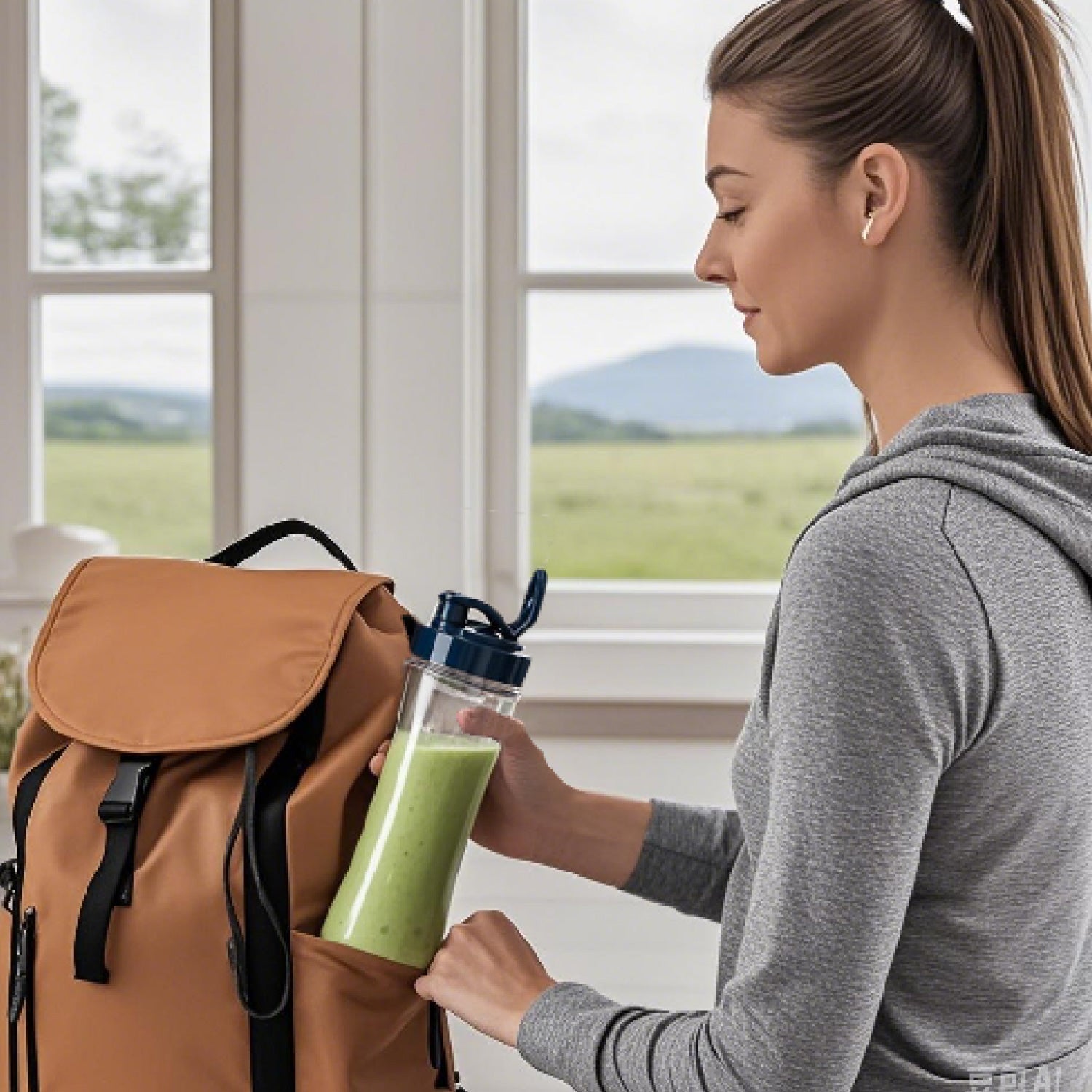 400W Personal Blender with 600ml Bottle – Portable & Easy to Clean