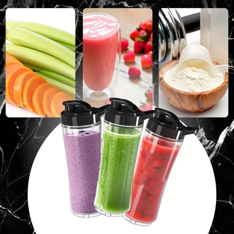 400W Personal Blender with 600ml Bottle – Portable & Easy to Clean