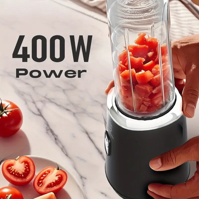 400W Personal Blender with 600ml Bottle – Portable & Easy to Clean