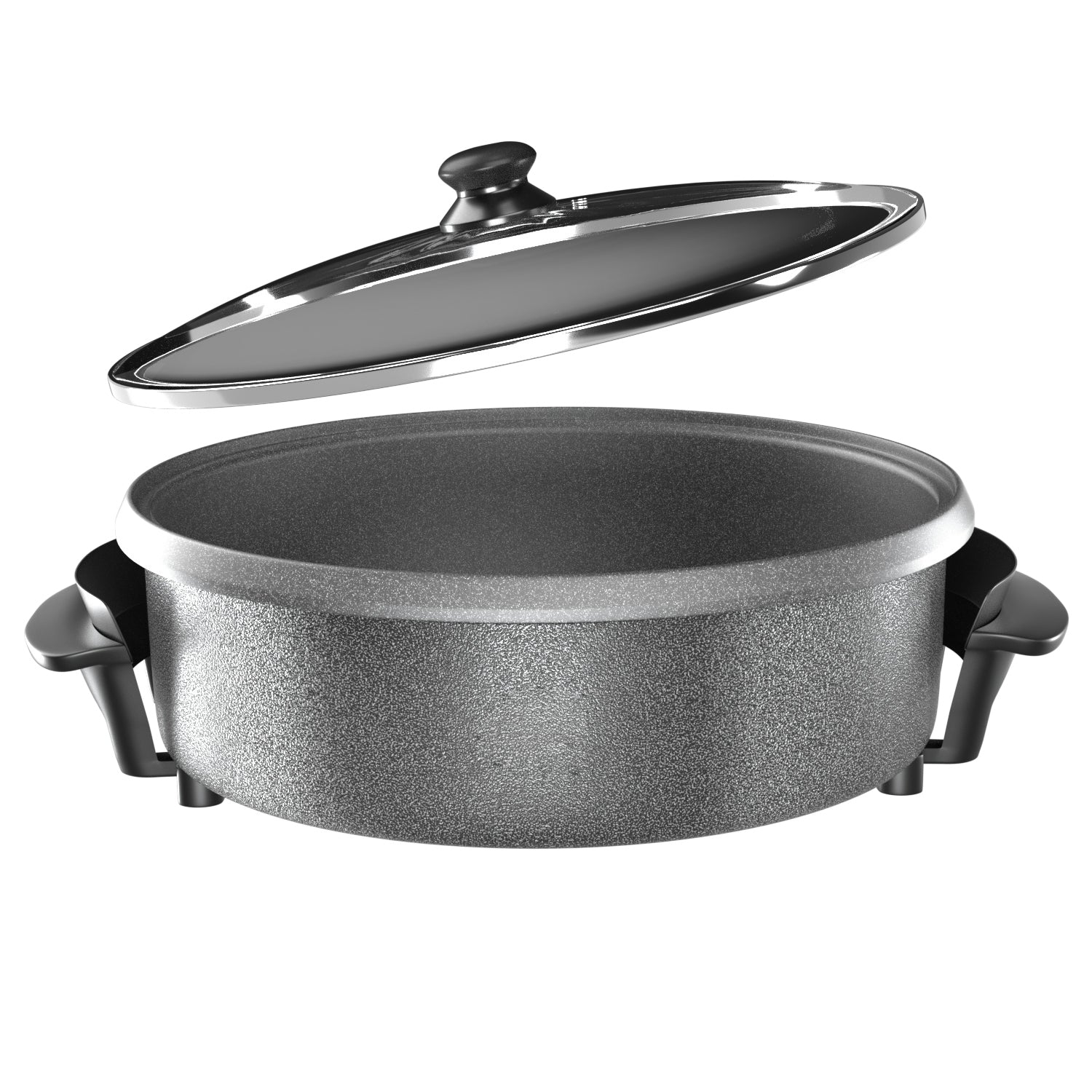 40*7cm Multi Meal Maker with 1500W Power & Adjustable Thermostat