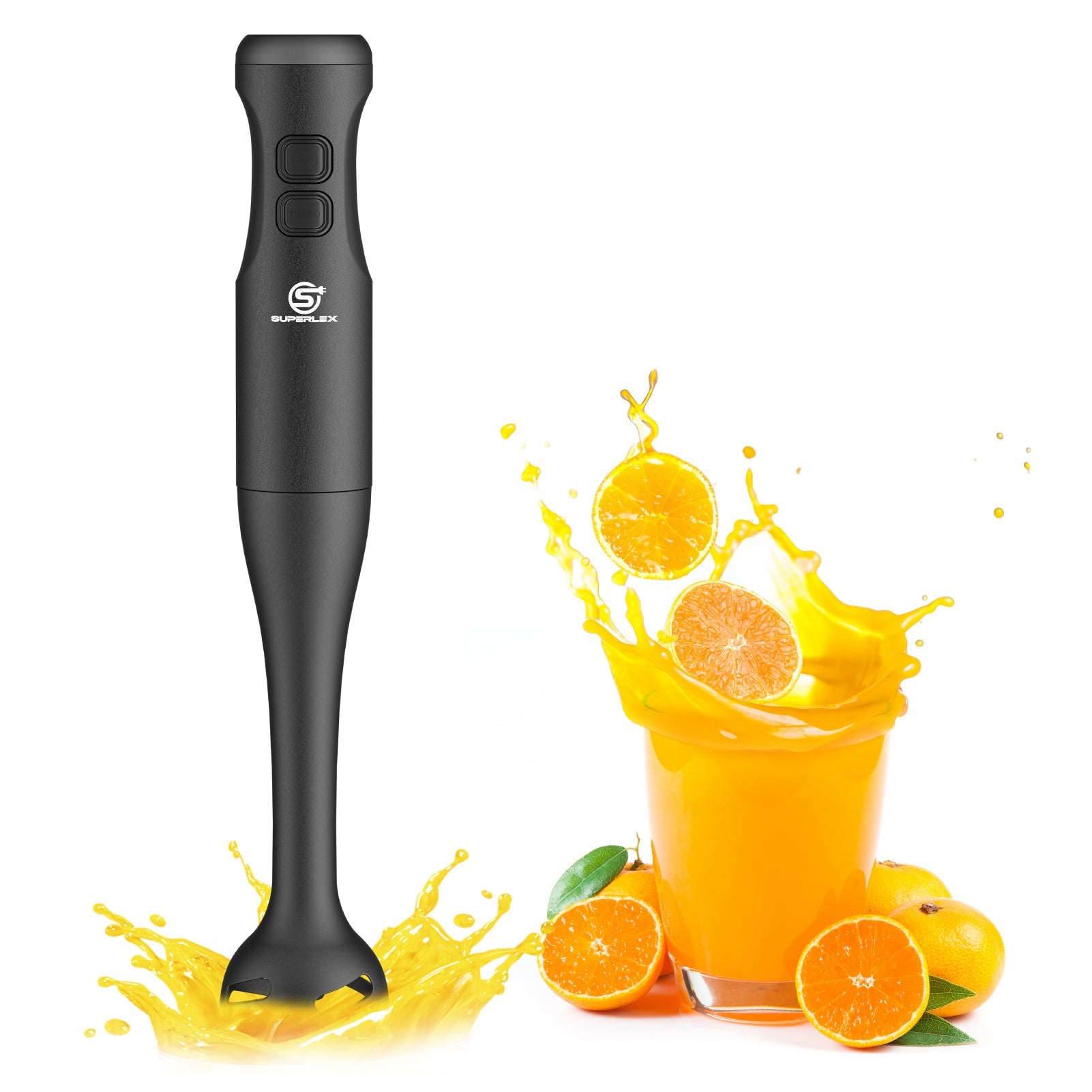 350W Stick Blender 3-in-1 with Stainless Steel Blades & Dual Speed