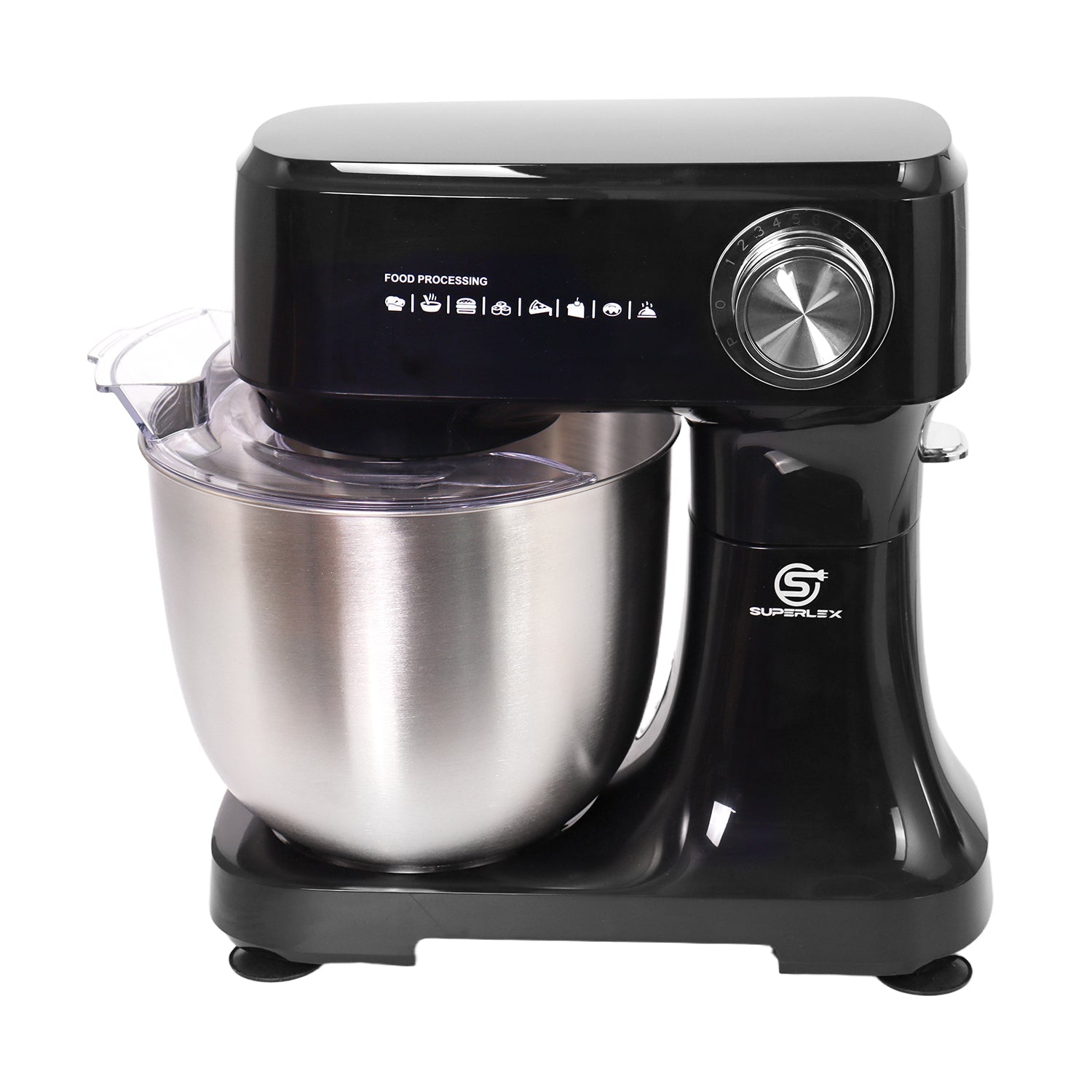 800W Stand Mixer with 4.5L Stainless Steel Bowl & 10-Speed Control