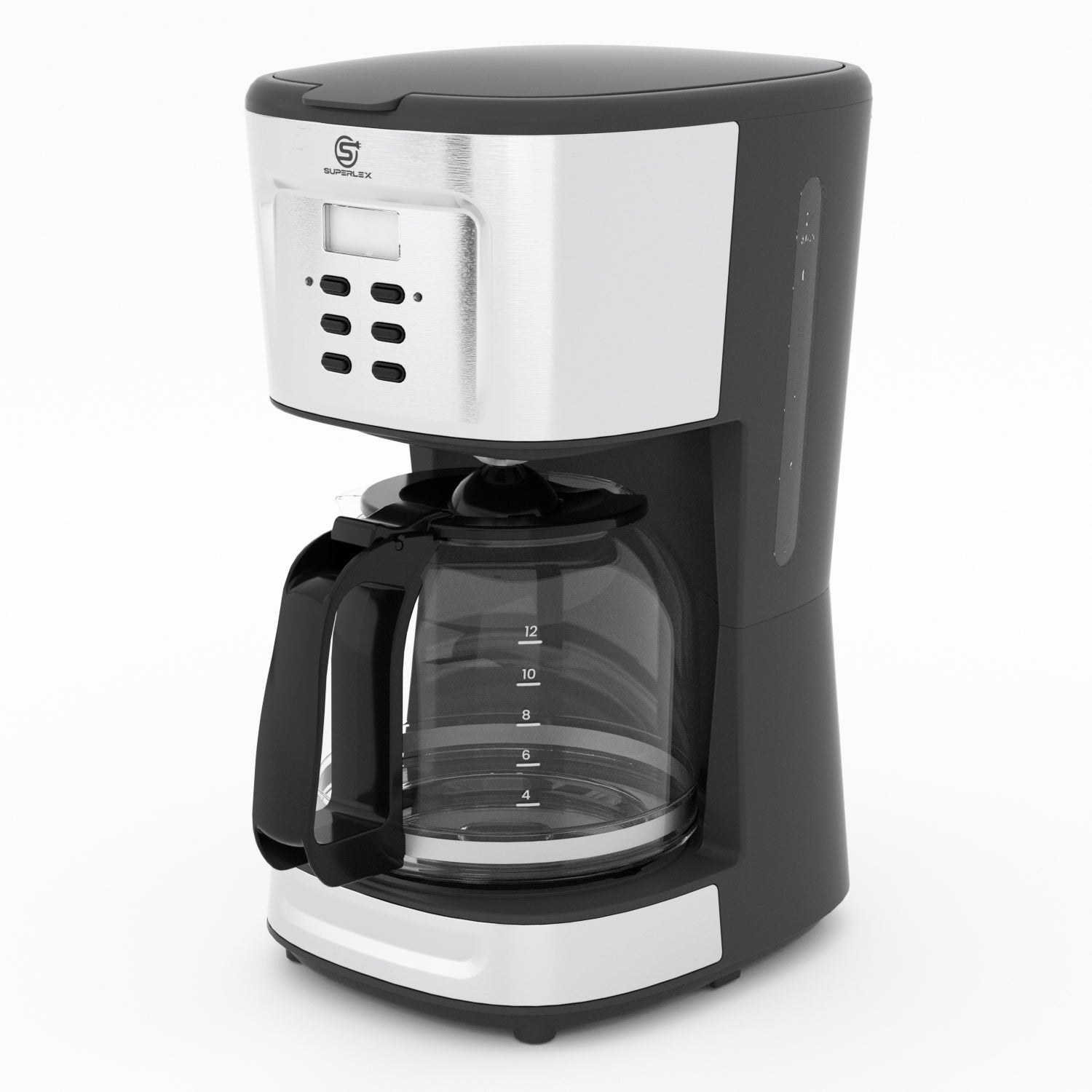 1.5L Drip Coffee Maker 900W with Programmable Timer & LCD Display