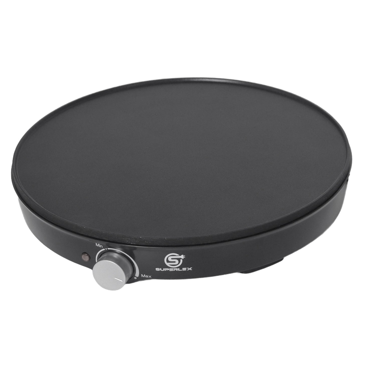 1000W Crepe Maker with Non-Stick Plates & Adjustable Temperature Control