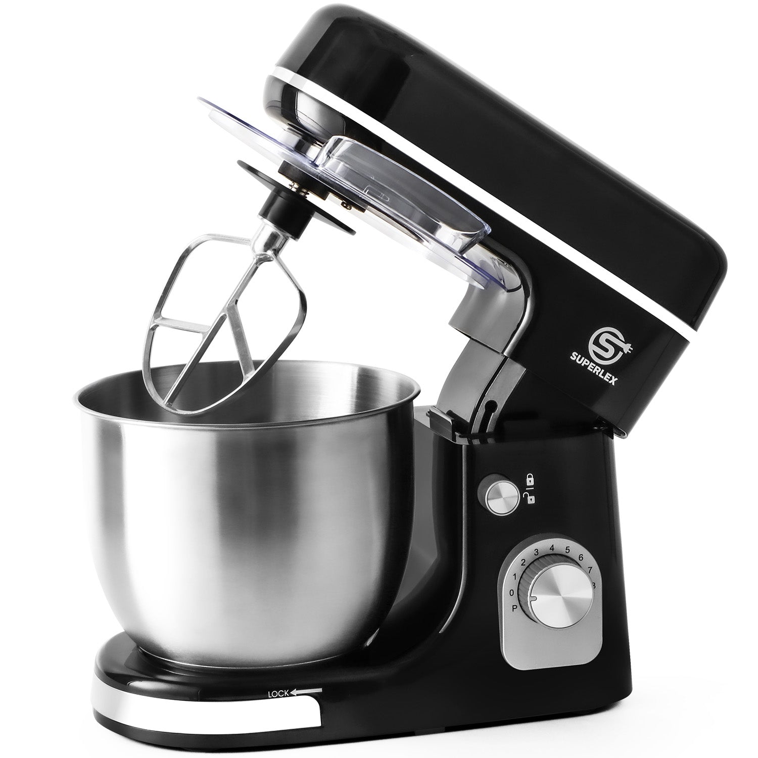 5L Stand Mixer with 1300W Motor & Multi-Function Attachments