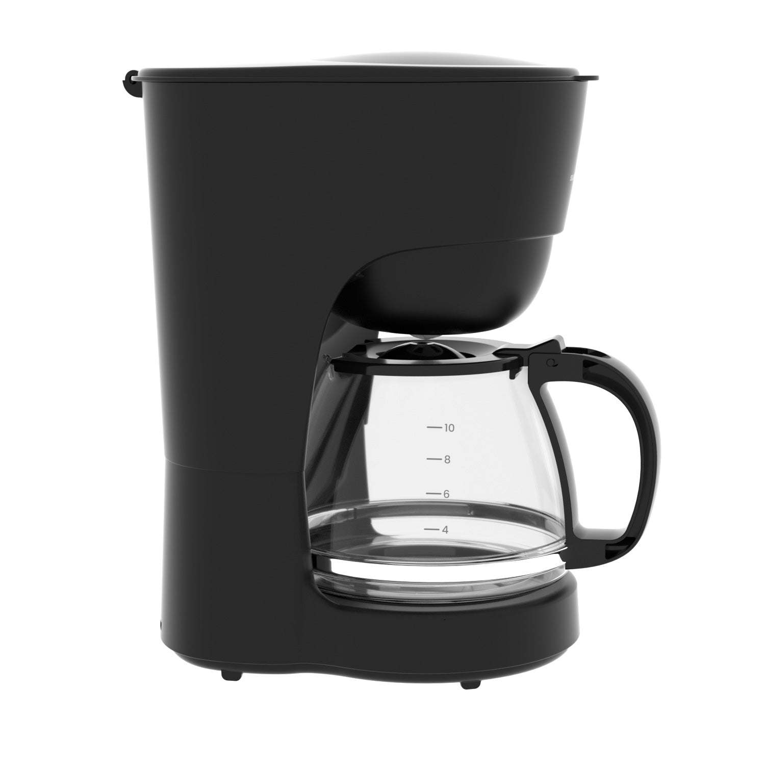 600W Drip Coffee Maker with 1.25L Glass Carafe & Anti-Drip Function