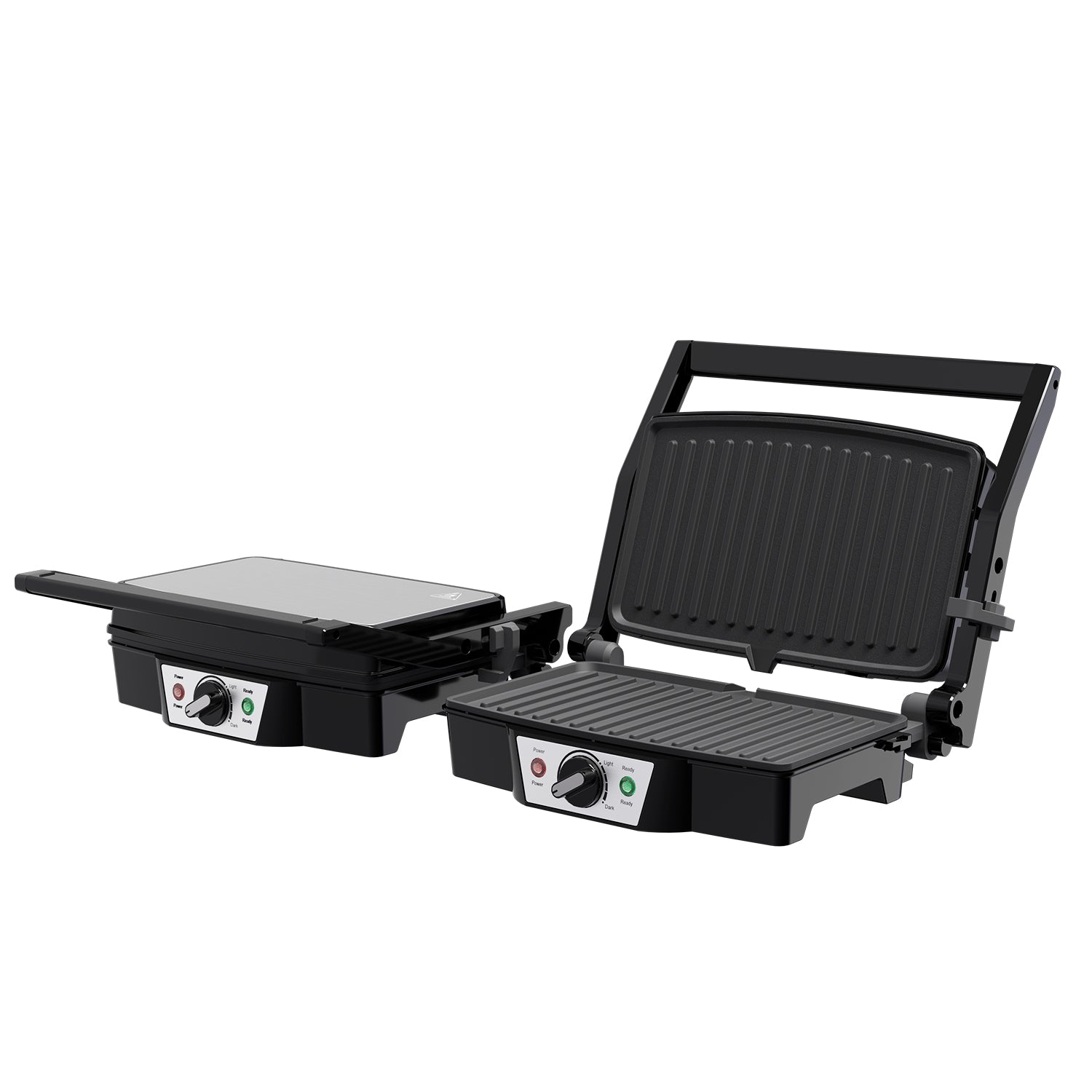 Stainless Steel Electric Medium Grill 1500-1800W with Even Heating Plate