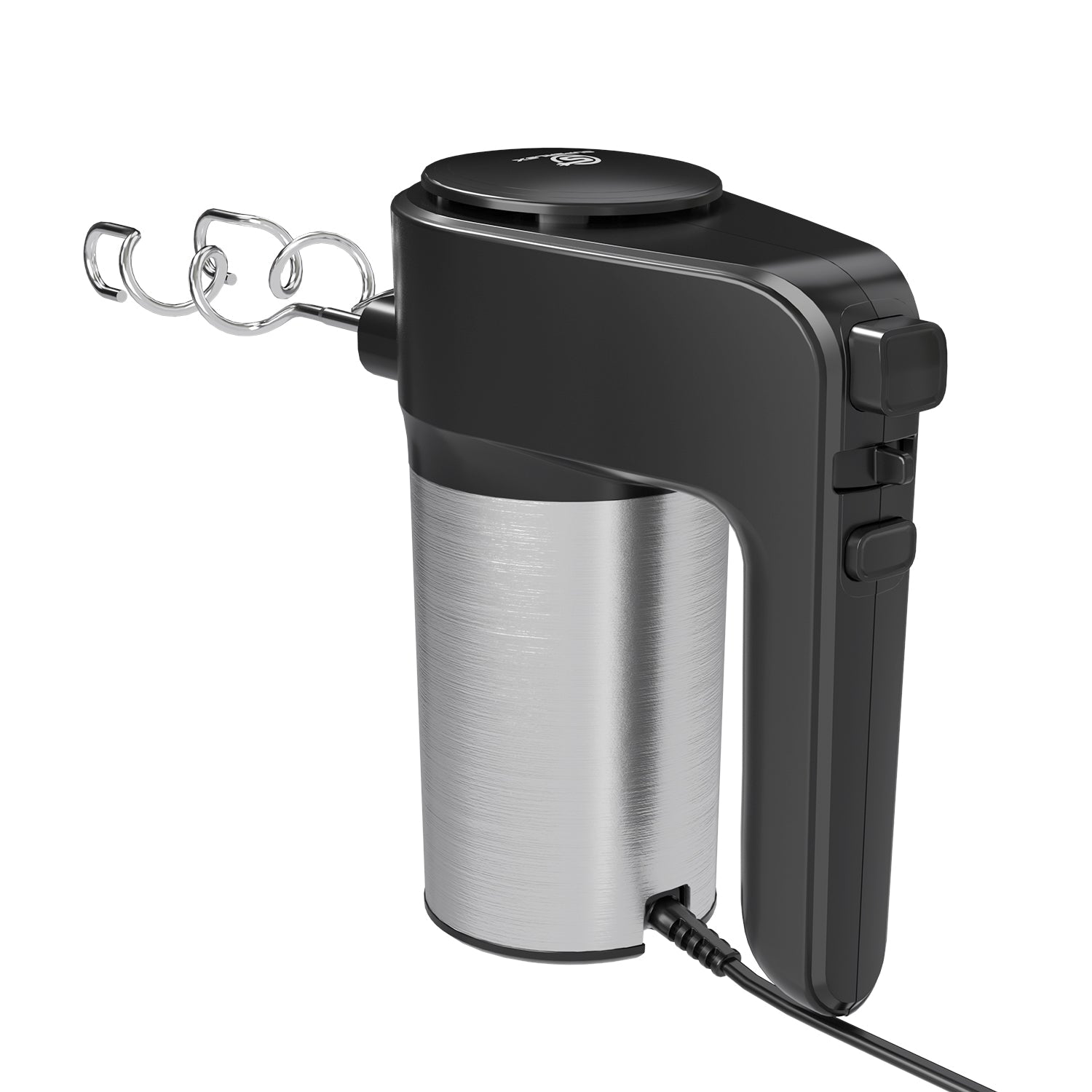 300W Hand Mixer with 5 Speeds, Turbo Mode & Stainless Steel Beaters