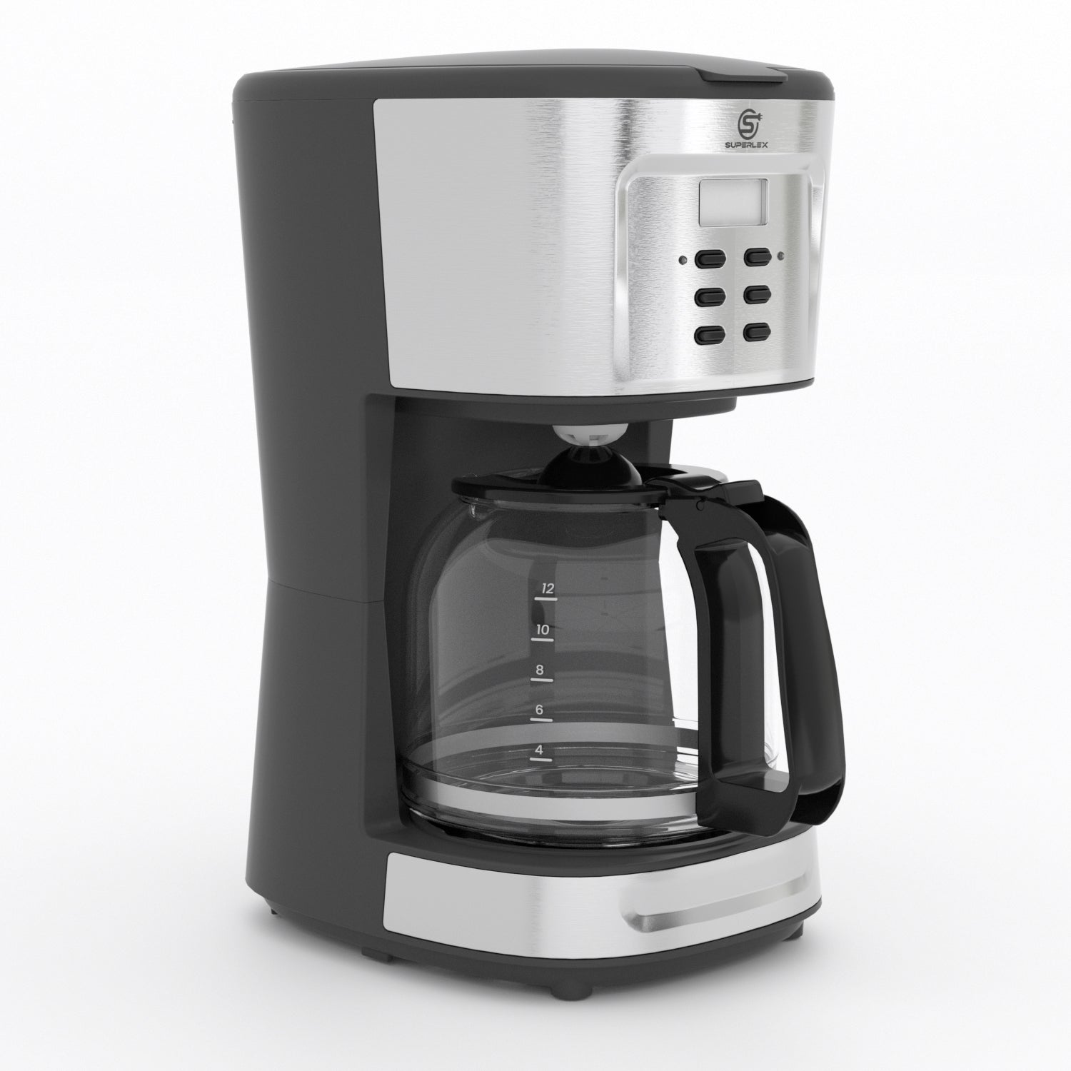 1.5L Drip Coffee Maker 900W with Programmable Timer & LCD Display
