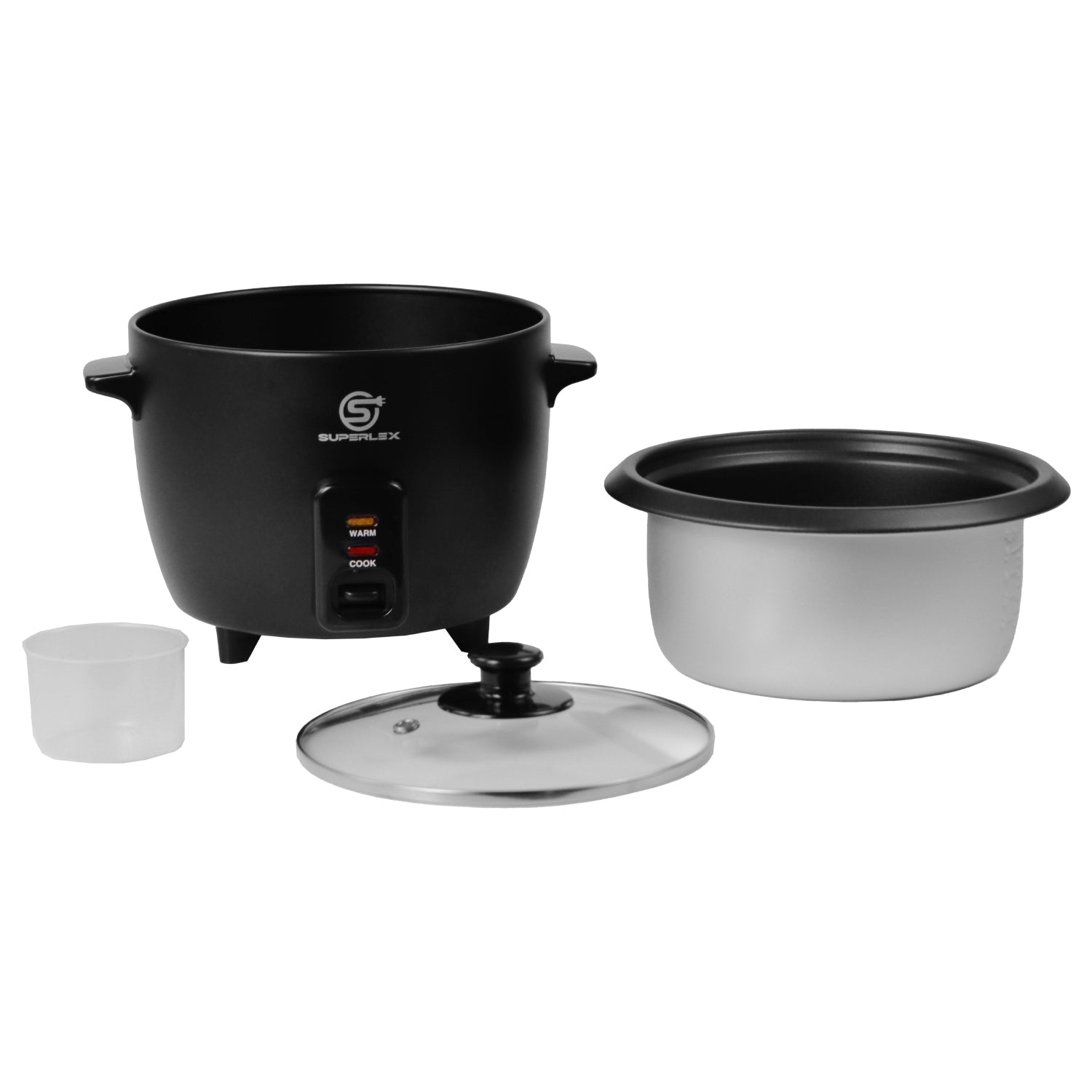 1L Multifunction Rice Cooker with Steamer, 450W Power & Keep Warm Function