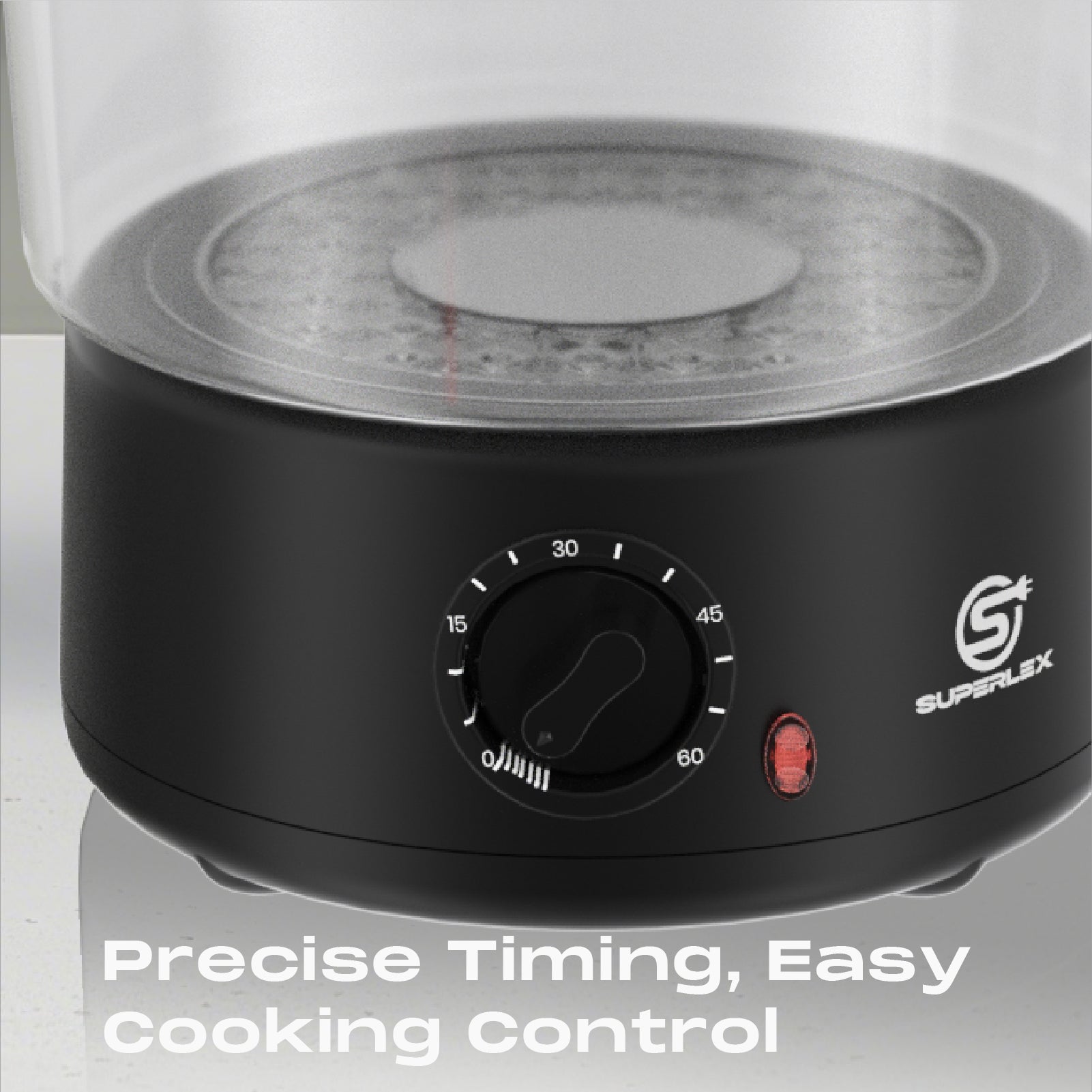 550W 3-Tier Food Steamer with 60-Min Timer & 2.5L Capacity per Layer